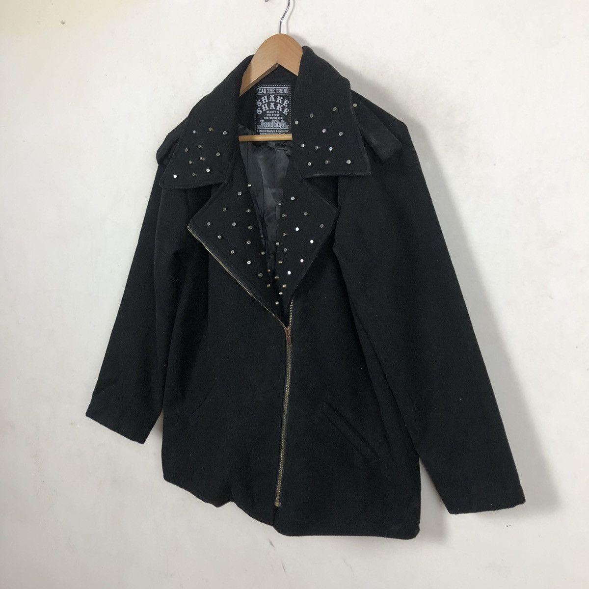 Japanese Brand LEAD THE TREND SHAKE SHAKE BIKER JACKET Size US M / EU 48-50 / 2 - 2 Thumbnail