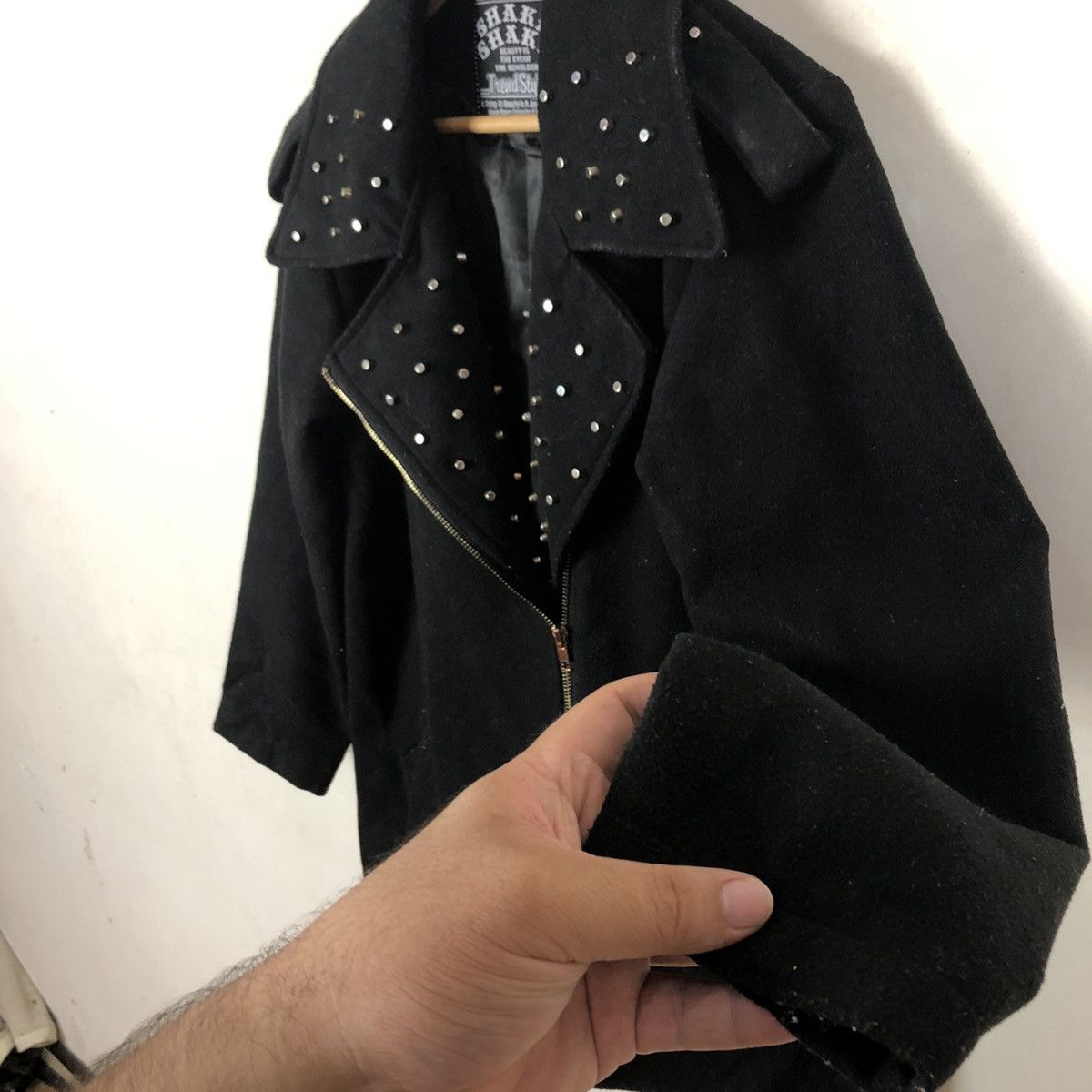 Japanese Brand LEAD THE TREND SHAKE SHAKE BIKER JACKET Size US M / EU 48-50 / 2 - 4 Thumbnail