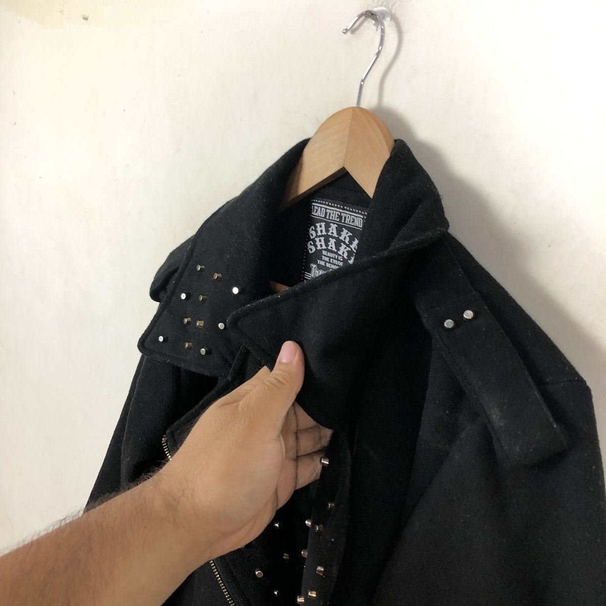 Japanese Brand LEAD THE TREND SHAKE SHAKE BIKER JACKET Size US M / EU 48-50 / 2 - 6 Thumbnail