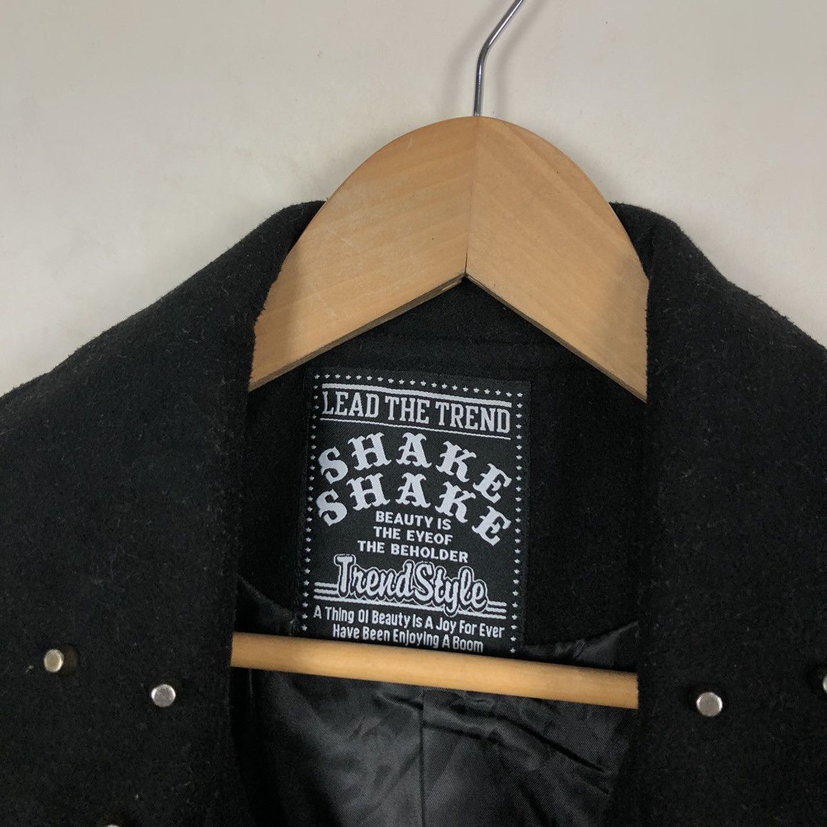 Japanese Brand LEAD THE TREND SHAKE SHAKE BIKER JACKET Size US M / EU 48-50 / 2 - 5 Thumbnail