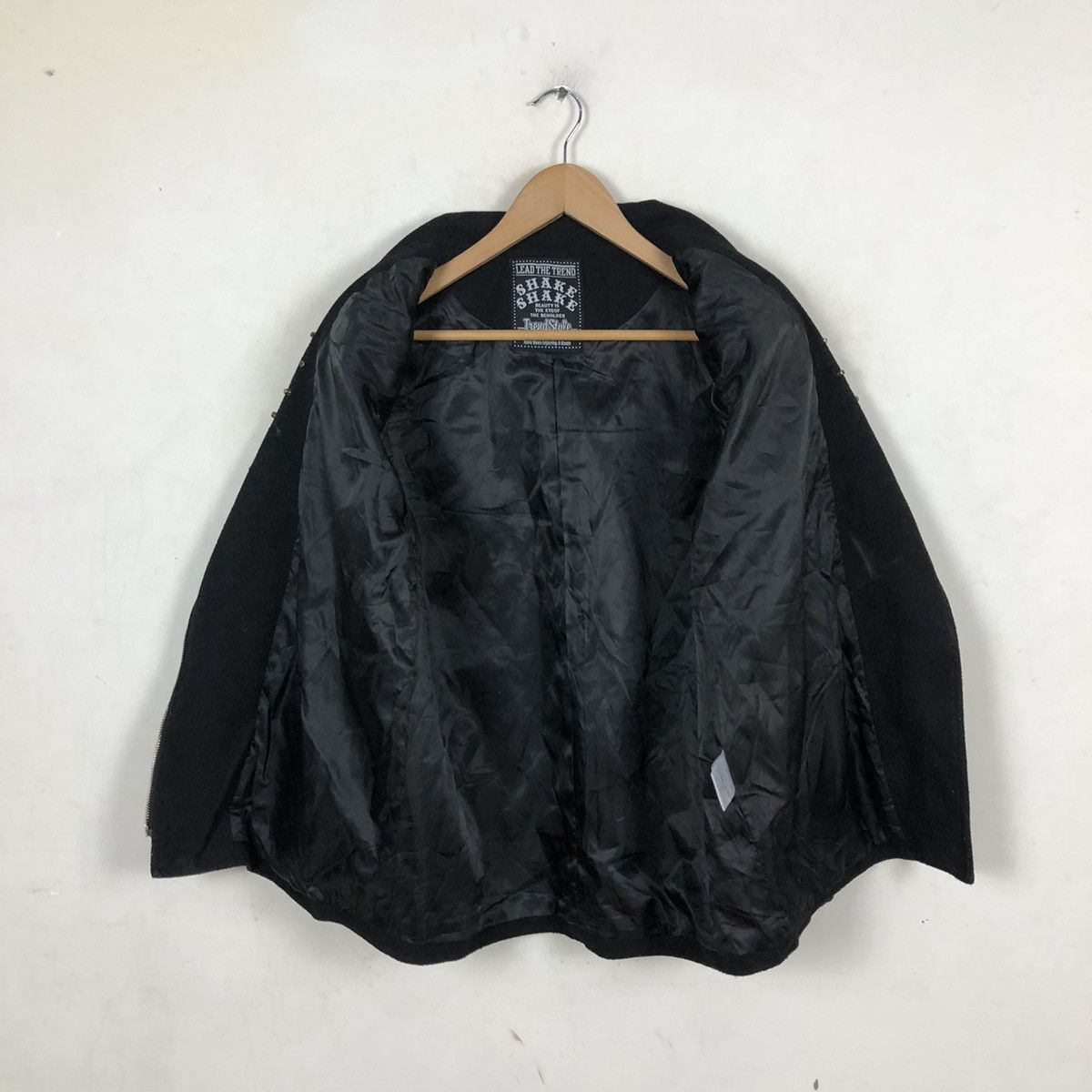 Japanese Brand LEAD THE TREND SHAKE SHAKE BIKER JACKET Size US M / EU 48-50 / 2 - 8 Thumbnail