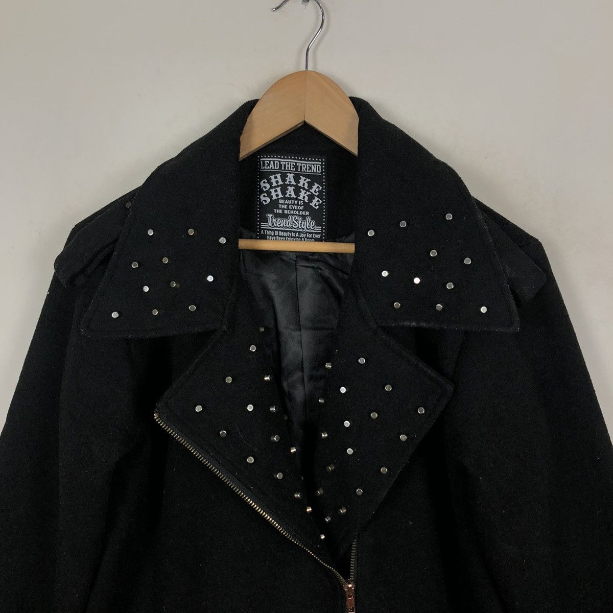 Japanese Brand LEAD THE TREND SHAKE SHAKE BIKER JACKET Size US M / EU 48-50 / 2 - 3 Thumbnail