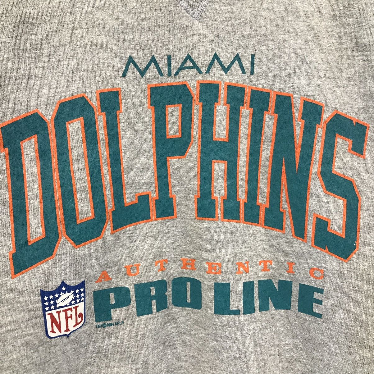 Russell Athletic Vintage Miami Dolphins NFL Football Team Sweatshirt Size US L / EU 52-54 / 3 - 4 Thumbnail
