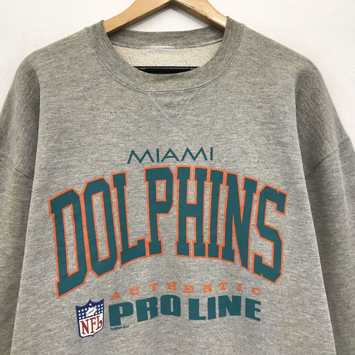 Russell Athletic Vintage Miami Dolphins NFL Football Team Sweatshirt Size US L / EU 52-54 / 3 - 2 Thumbnail