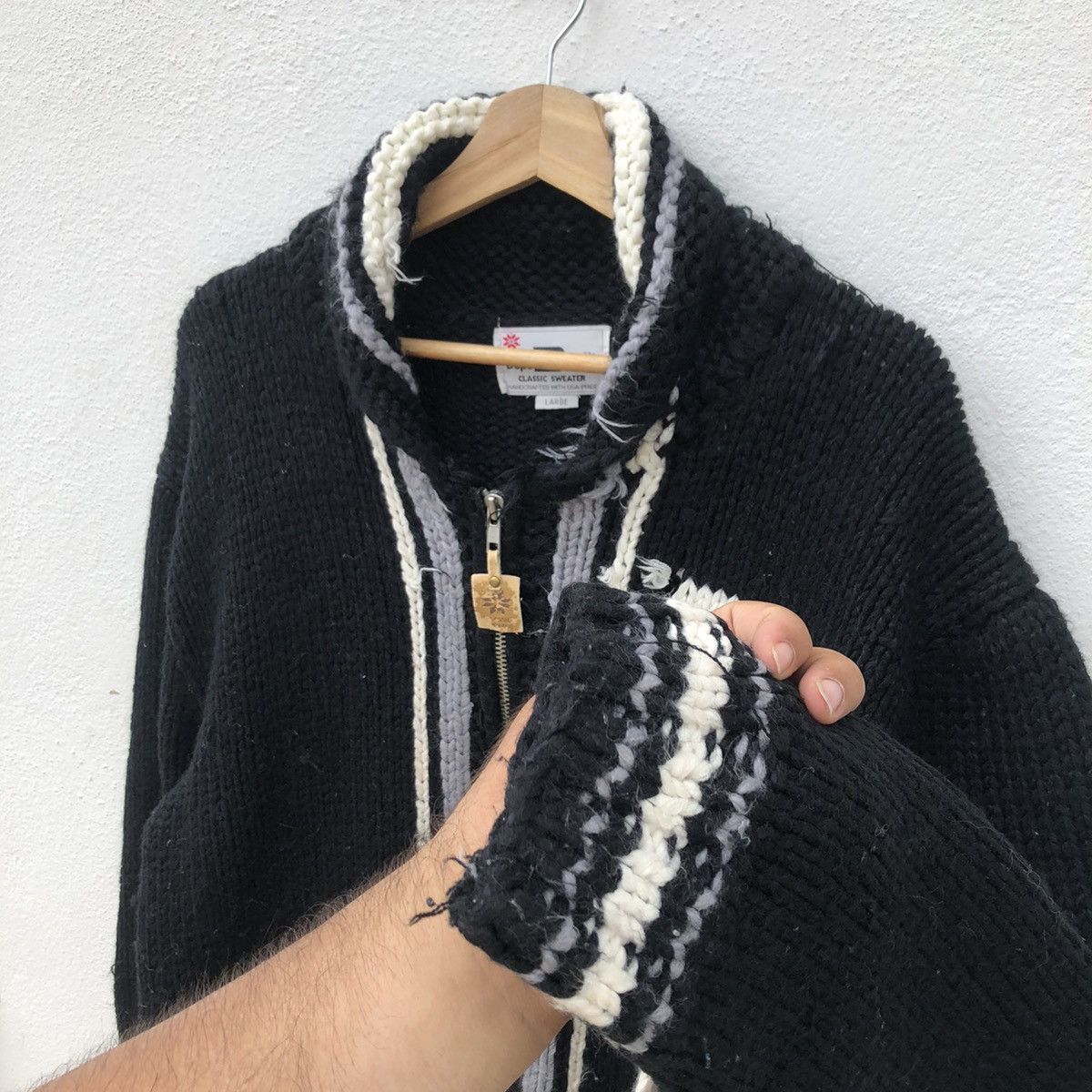Hysteric Glamour VINTAGE KNITWEAR DOPE HYPER HANDCRAFTED WITH USA PRIDE Size US L / EU 52-54 / 3 - 7 Thumbnail