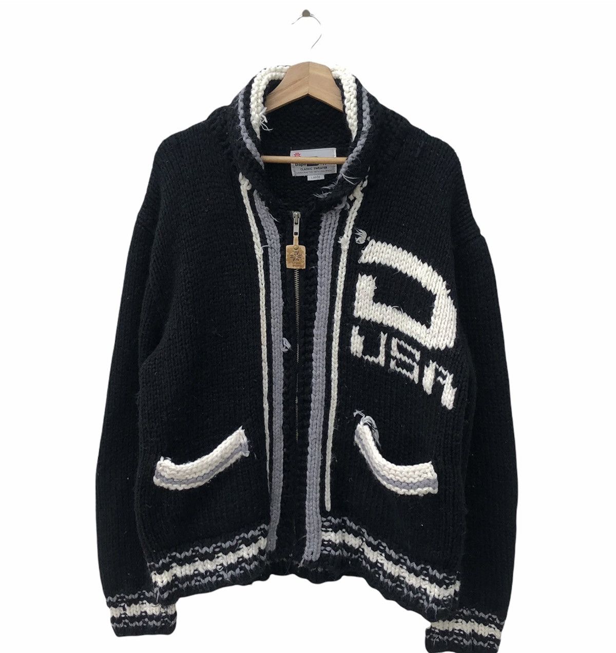 Hysteric Glamour VINTAGE KNITWEAR DOPE HYPER HANDCRAFTED WITH USA PRIDE Size US L / EU 52-54 / 3 - 1 Thumbnail