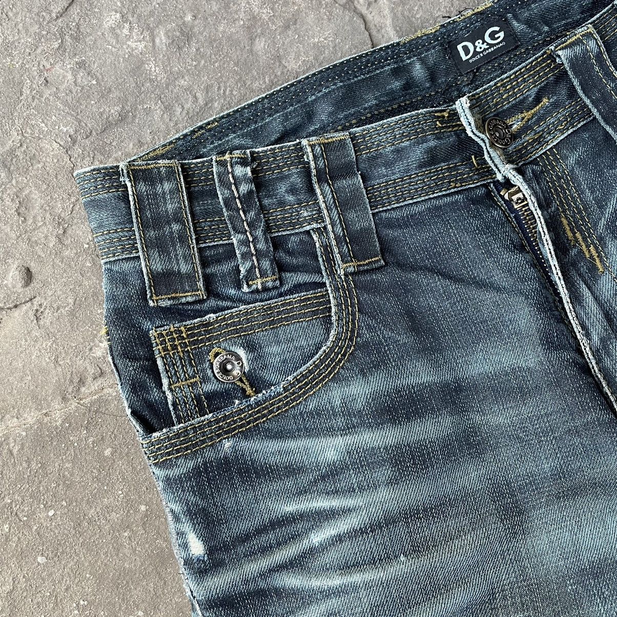 Dolce & Gabbana Vintage Dolce&Gabbana Avant Garde Denim Jeans Pants Size 26" / US 2 / IT 38 - 8 Thumbnail