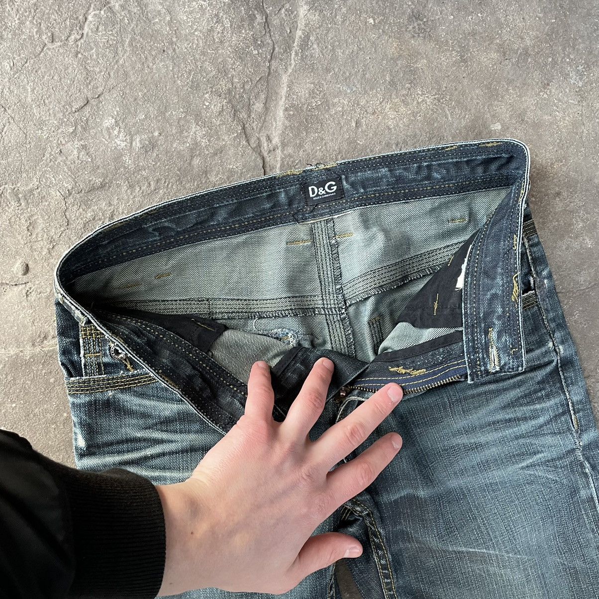 Dolce & Gabbana Vintage Dolce&Gabbana Avant Garde Denim Jeans Pants Size 26" / US 2 / IT 38 - 9 Thumbnail