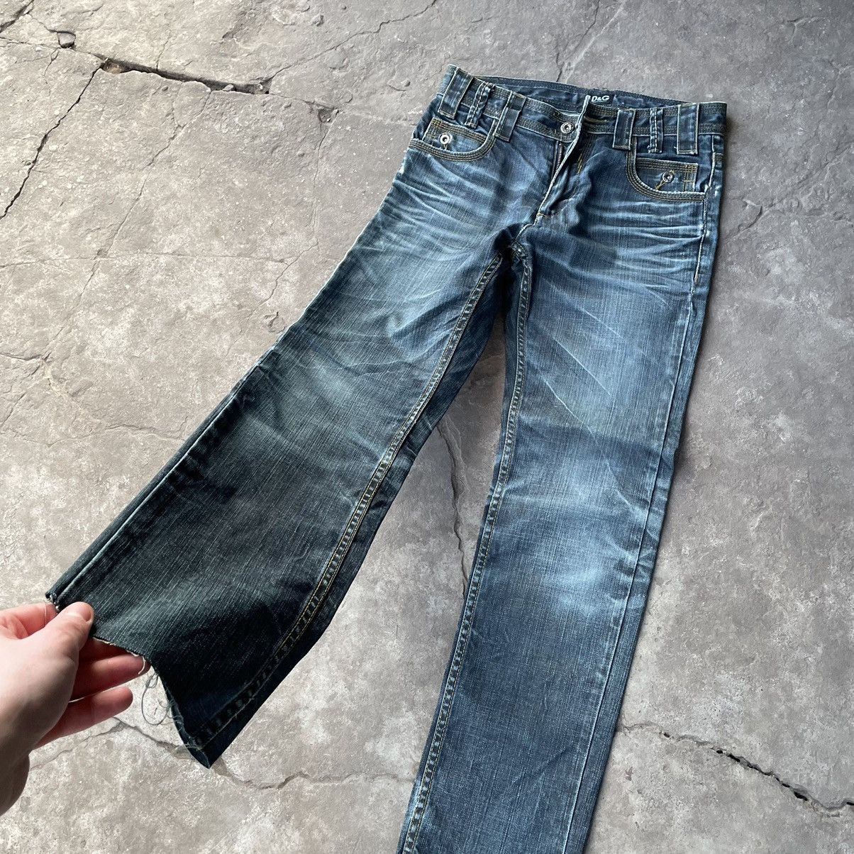 Dolce & Gabbana Vintage Dolce&Gabbana Avant Garde Denim Jeans Pants Size 26" / US 2 / IT 38 - 5 Thumbnail