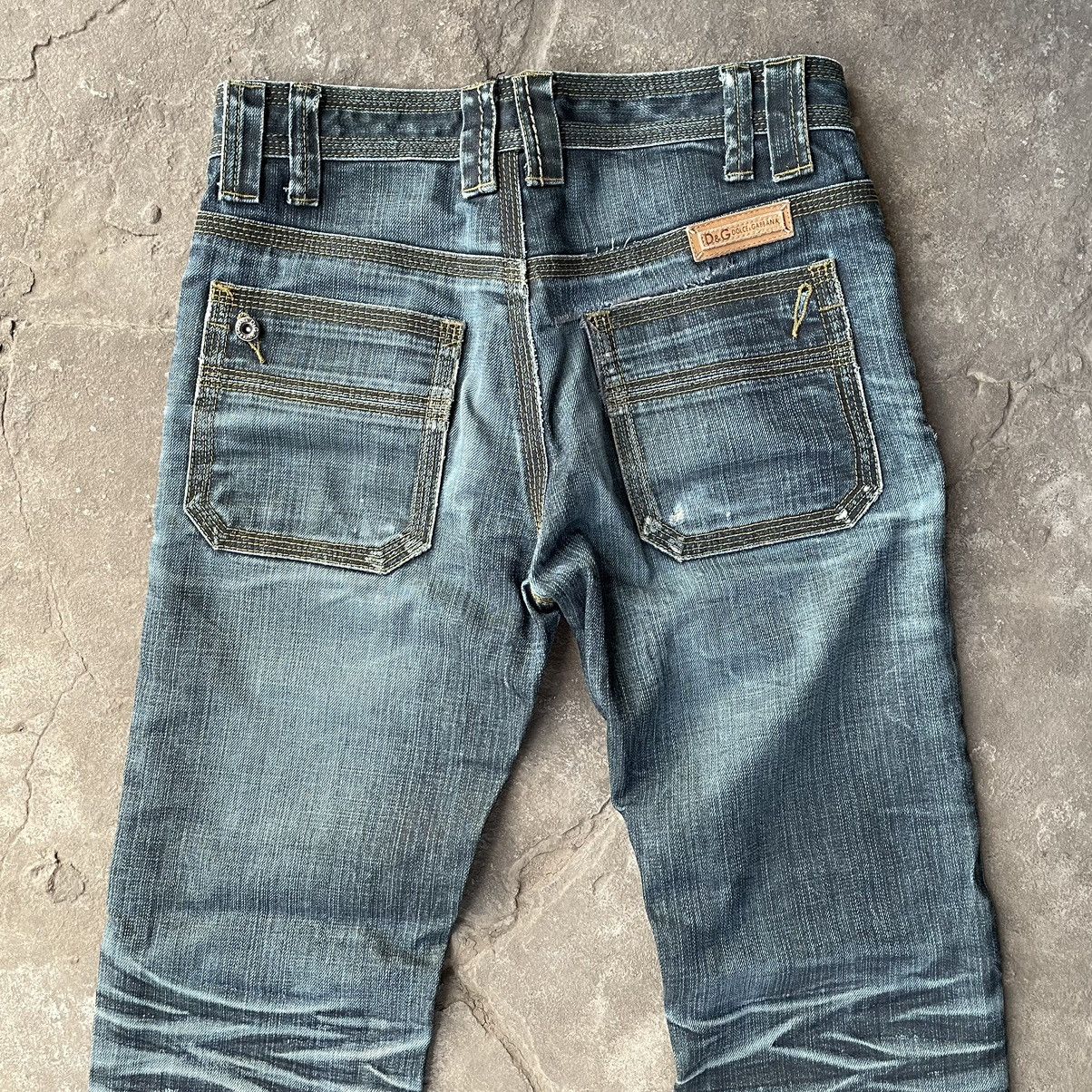 Dolce & Gabbana Vintage Dolce&Gabbana Avant Garde Denim Jeans Pants Size 26" / US 2 / IT 38 - 4 Thumbnail