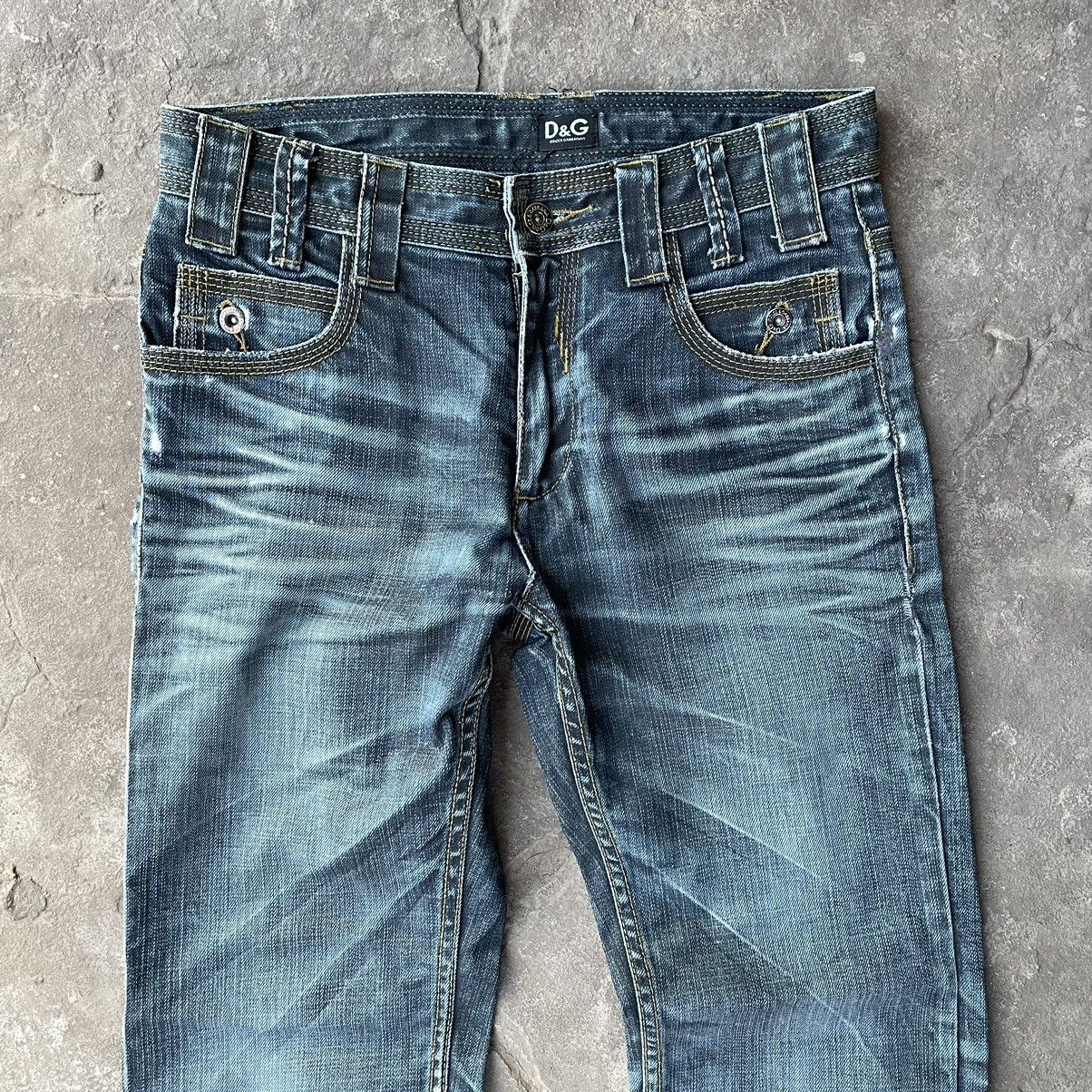 Dolce & Gabbana Vintage Dolce&Gabbana Avant Garde Denim Jeans Pants Size 26" / US 2 / IT 38 - 3 Thumbnail