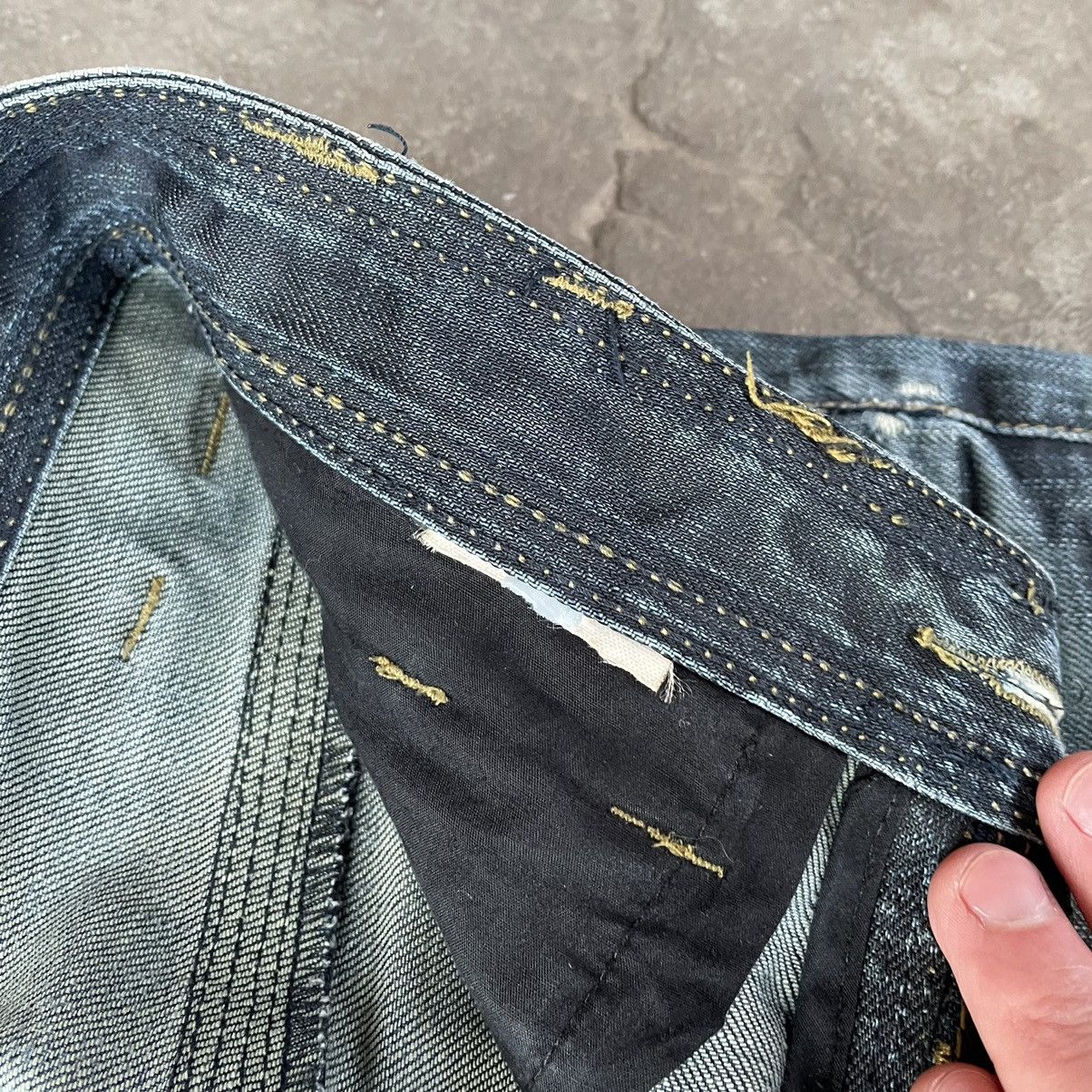 Dolce & Gabbana Vintage Dolce&Gabbana Avant Garde Denim Jeans Pants Size 26" / US 2 / IT 38 - 11 Thumbnail