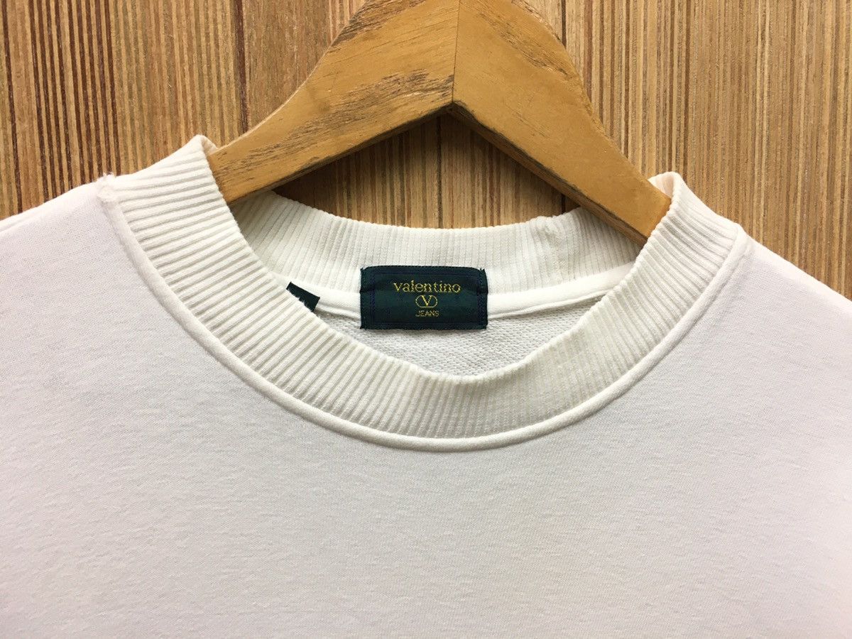 Designer × Valentino × Vintage Vintage Valentino Jeans Big Logo Sweatshirt Size US M / EU 48-50 / 2 - 6 Thumbnail