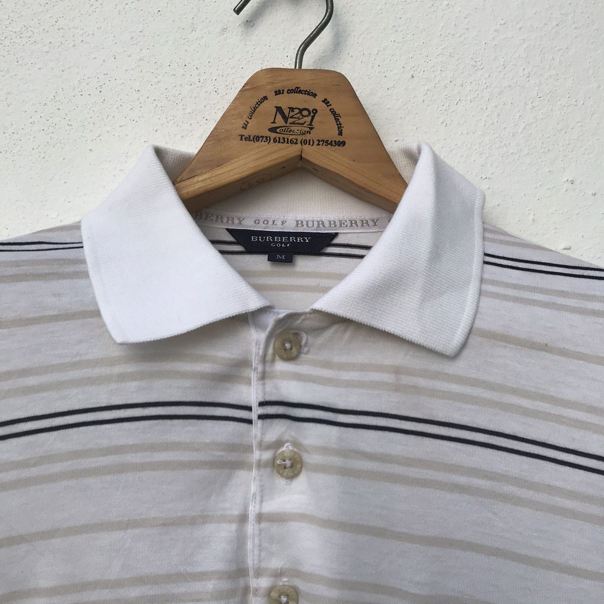 Burberry 💥LAST DROP BEFORE GONE💥Burberry Polo Stripe Nice Design Size US M / EU 48-50 / 2 - 6 Thumbnail