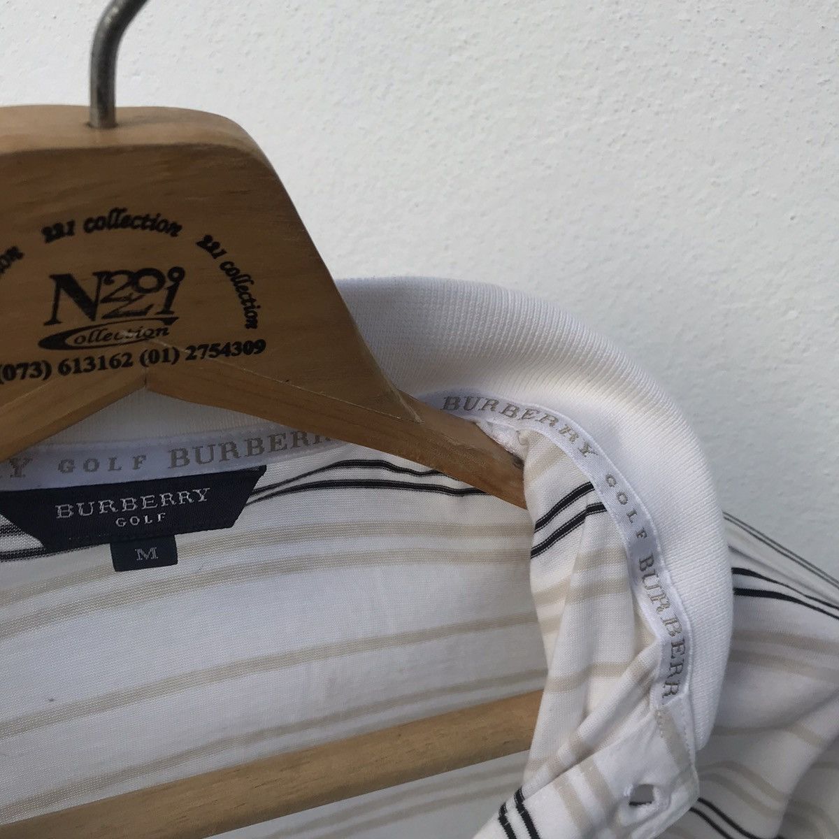 Burberry 💥LAST DROP BEFORE GONE💥Burberry Polo Stripe Nice Design Size US M / EU 48-50 / 2 - 16 Thumbnail
