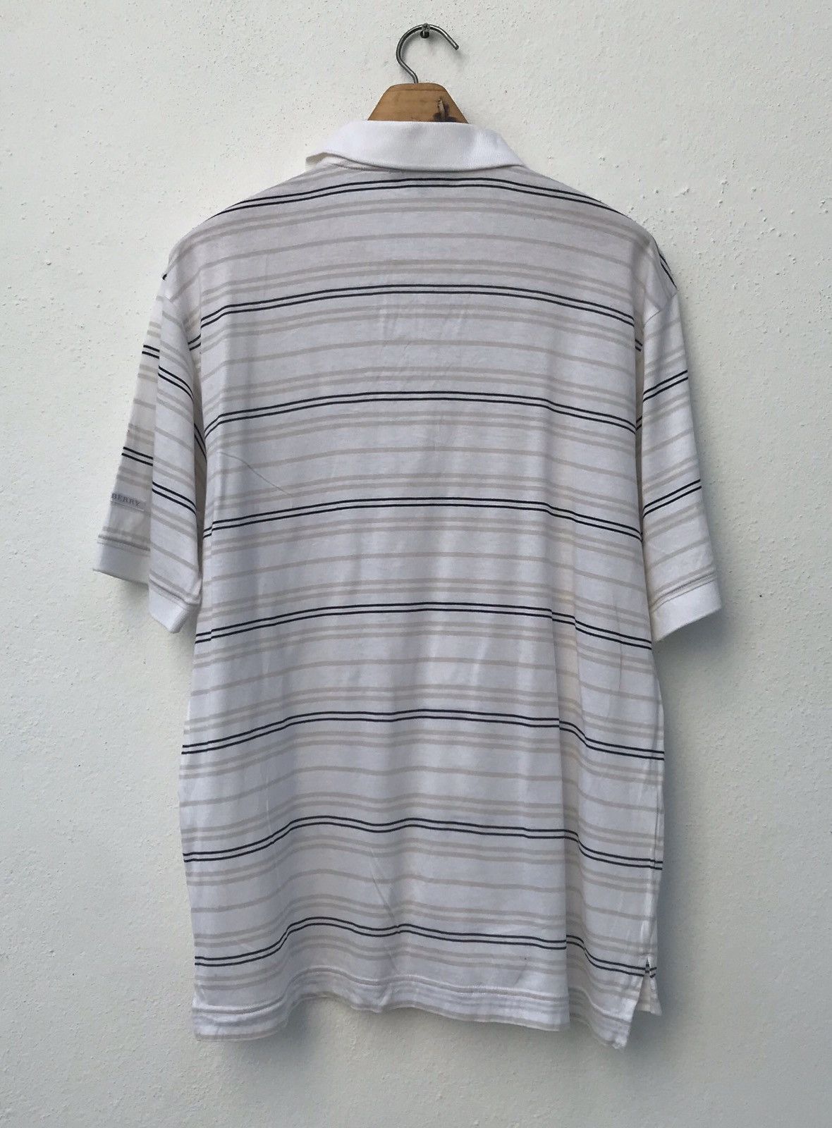 Burberry 💥LAST DROP BEFORE GONE💥Burberry Polo Stripe Nice Design Size US M / EU 48-50 / 2 - 12 Thumbnail