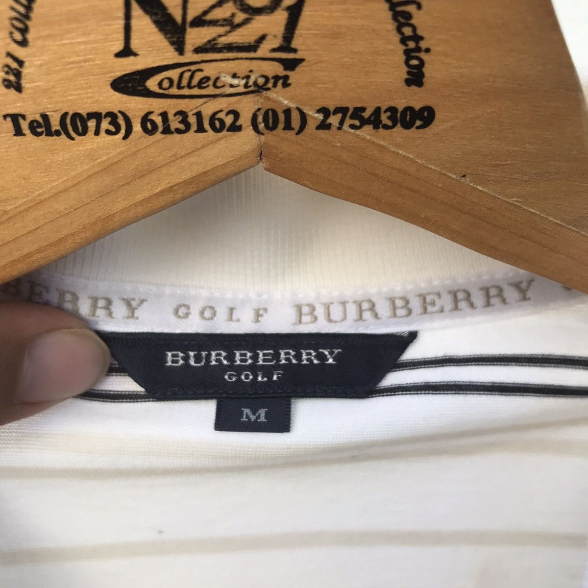 Burberry 💥LAST DROP BEFORE GONE💥Burberry Polo Stripe Nice Design Size US M / EU 48-50 / 2 - 15 Thumbnail