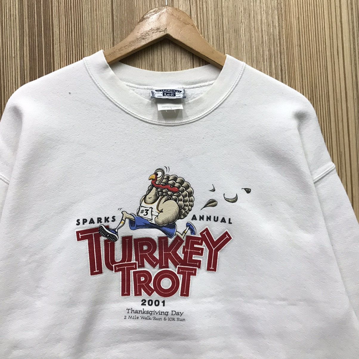 USA Olympics × Vintage Vintage Turkey Trot Marathon Sport Sweatshirt Size US L / EU 52-54 / 3 - 3 Thumbnail