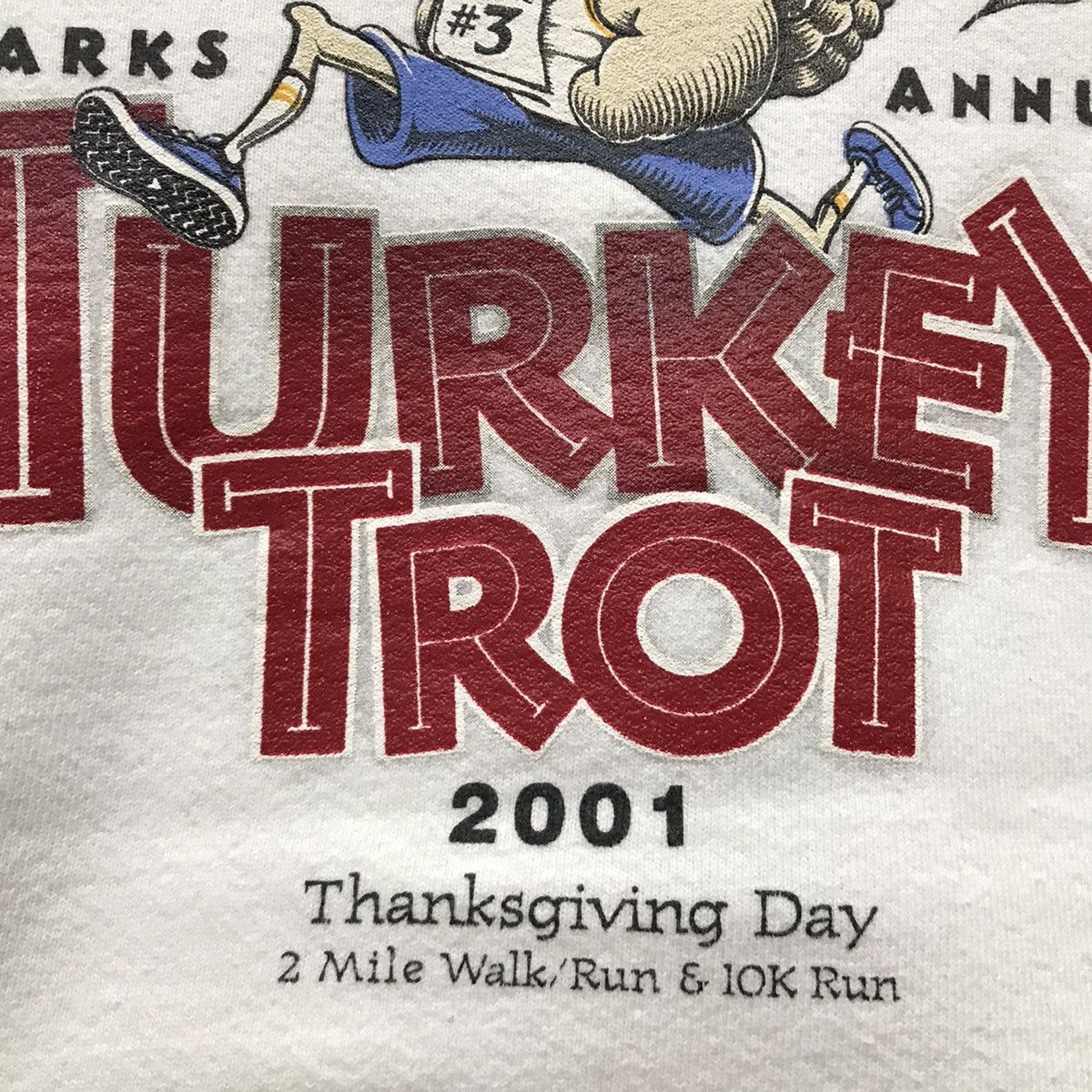 USA Olympics × Vintage Vintage Turkey Trot Marathon Sport Sweatshirt Size US L / EU 52-54 / 3 - 5 Thumbnail
