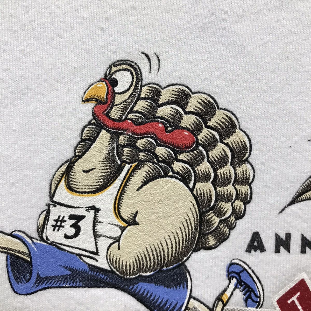 USA Olympics × Vintage Vintage Turkey Trot Marathon Sport Sweatshirt Size US L / EU 52-54 / 3 - 4 Thumbnail