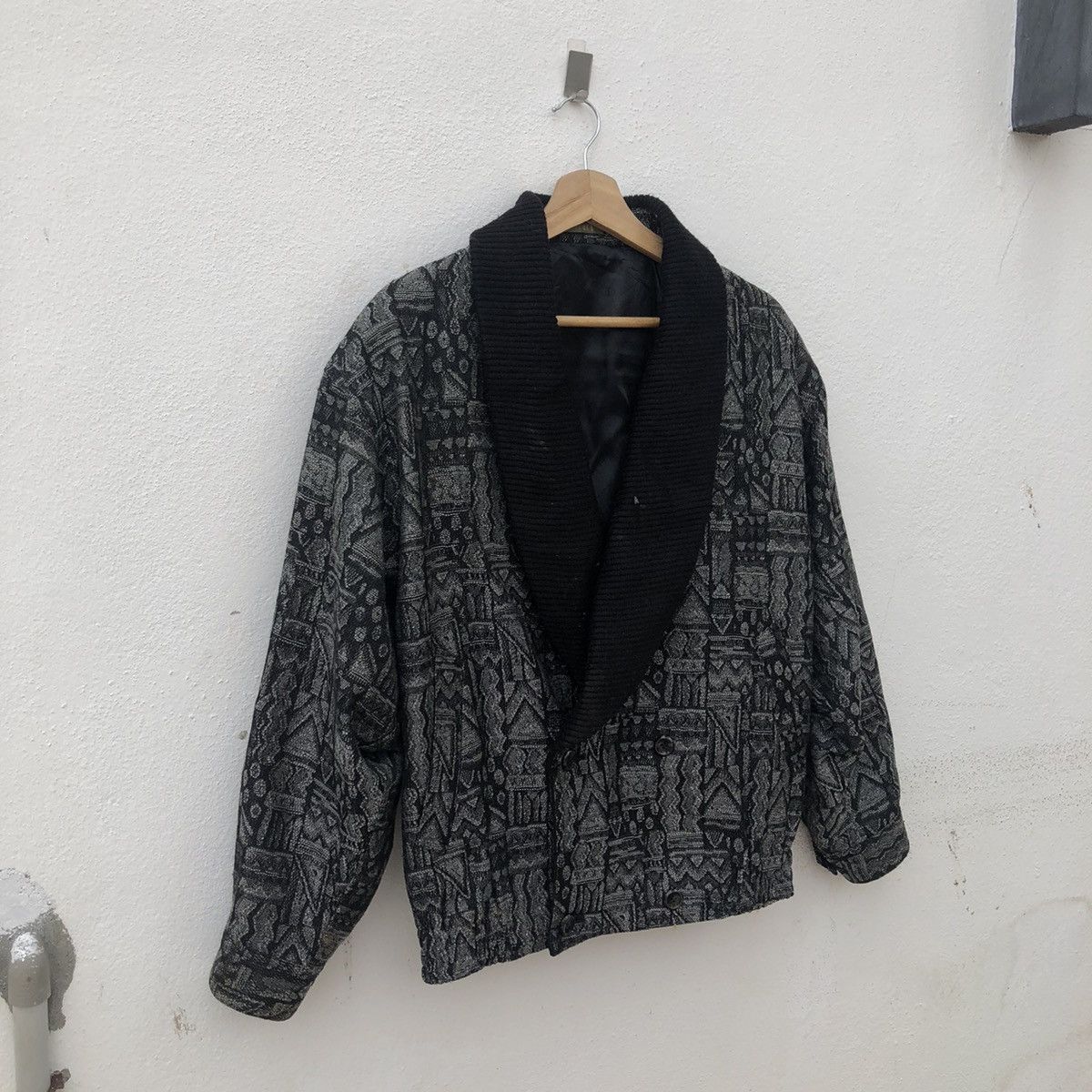 Japanese Brand VINTAGE BOMBER STYLE JACKET CIMCA NAVAJO DESIGN Size US L / EU 52-54 / 3 - 4 Thumbnail
