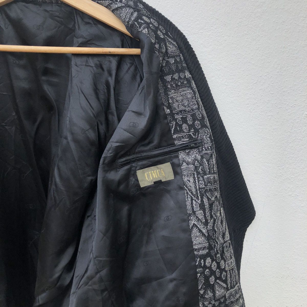 Japanese Brand VINTAGE BOMBER STYLE JACKET CIMCA NAVAJO DESIGN Size US L / EU 52-54 / 3 - 11 Thumbnail