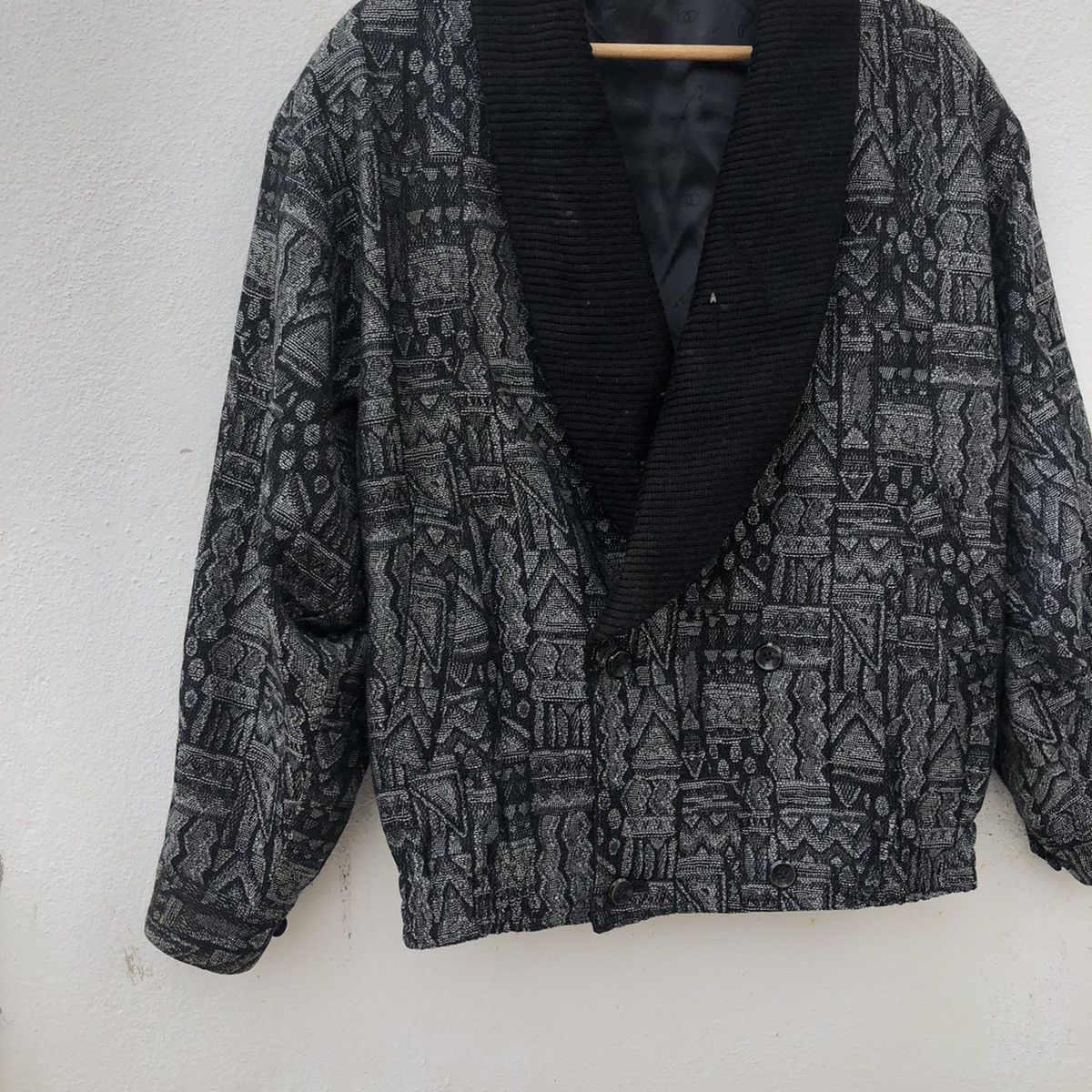 Japanese Brand VINTAGE BOMBER STYLE JACKET CIMCA NAVAJO DESIGN Size US L / EU 52-54 / 3 - 3 Thumbnail