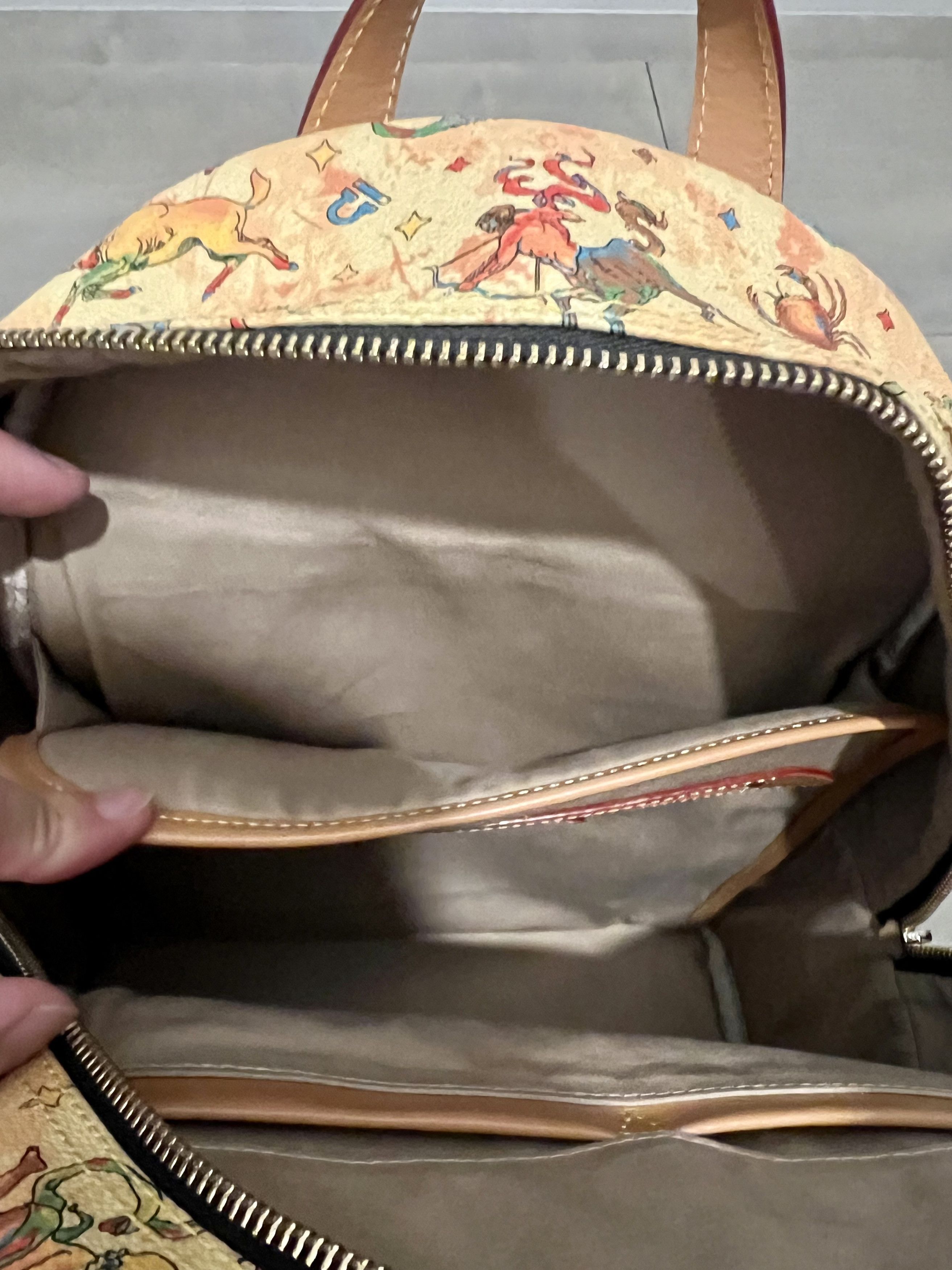 Vintage Trajan Leather Printed Backpack Size ONE SIZE - 13 Thumbnail