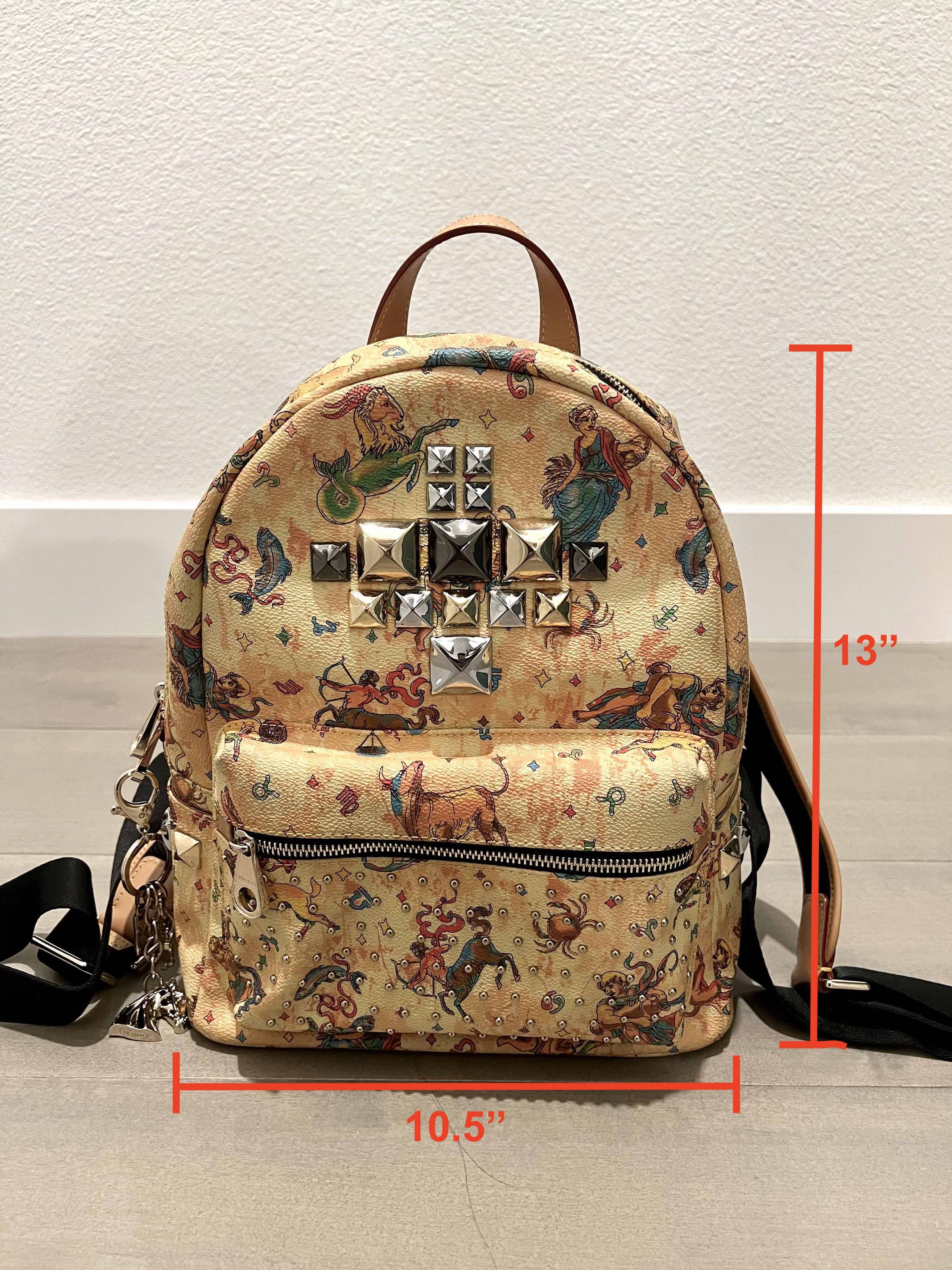 Vintage Trajan Leather Printed Backpack Size ONE SIZE - 14 Thumbnail