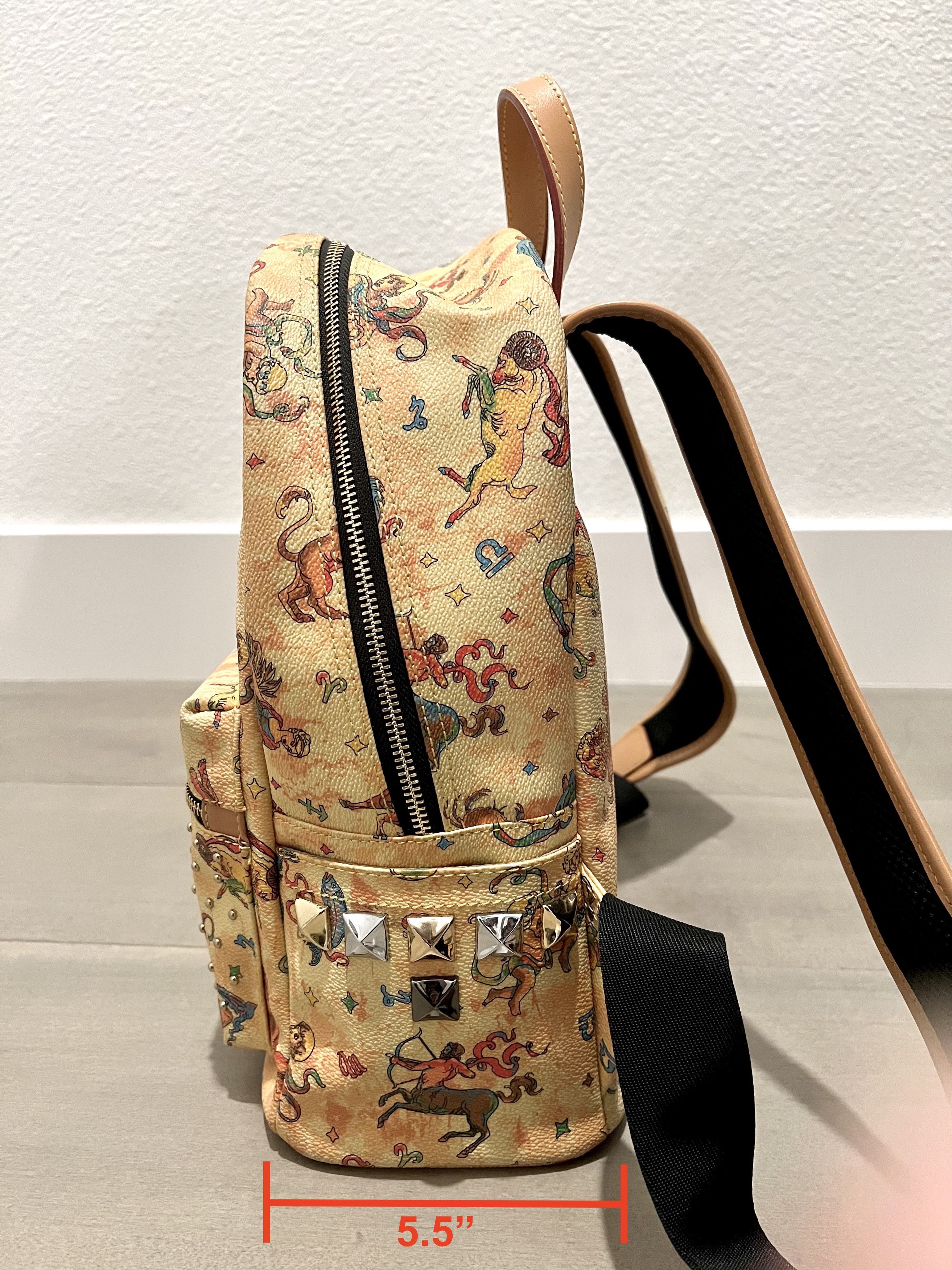 Vintage Trajan Leather Printed Backpack Size ONE SIZE - 15 Thumbnail