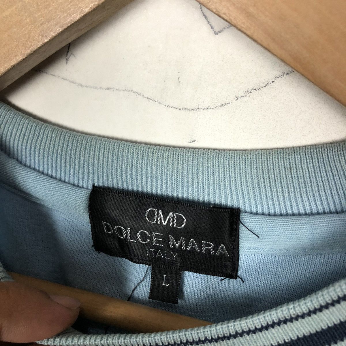 Japanese Brand SWEATSHIRT DOLCE MARA ITALY BIG LOGO Size US L / EU 52-54 / 3 - 7 Thumbnail