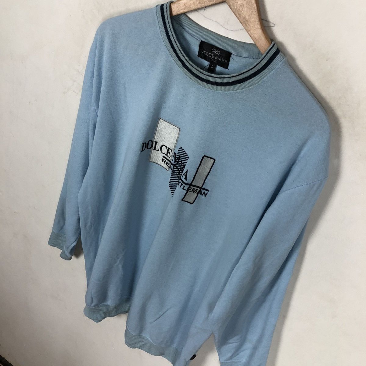 Japanese Brand SWEATSHIRT DOLCE MARA ITALY BIG LOGO Size US L / EU 52-54 / 3 - 3 Thumbnail