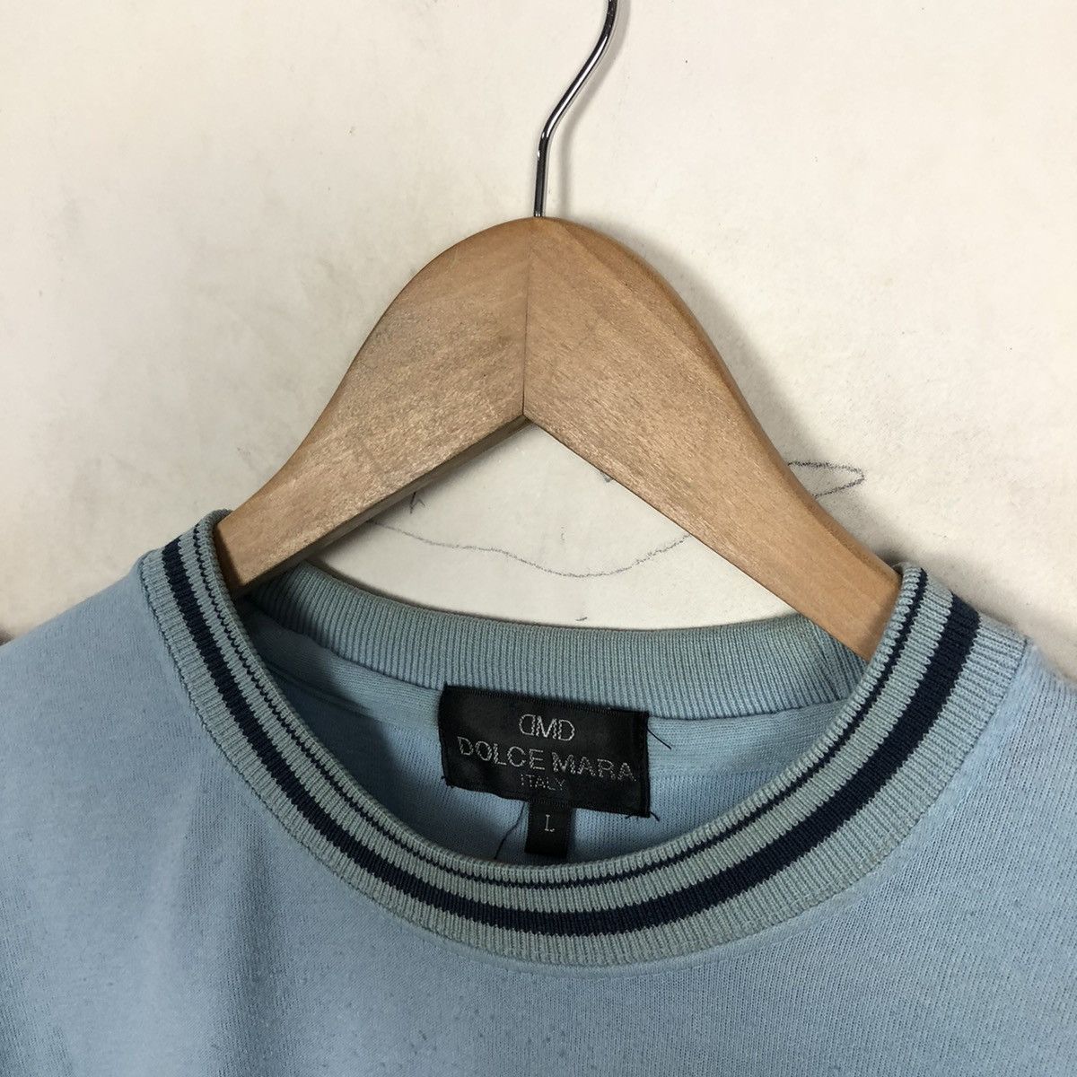 Japanese Brand SWEATSHIRT DOLCE MARA ITALY BIG LOGO Size US L / EU 52-54 / 3 - 6 Thumbnail