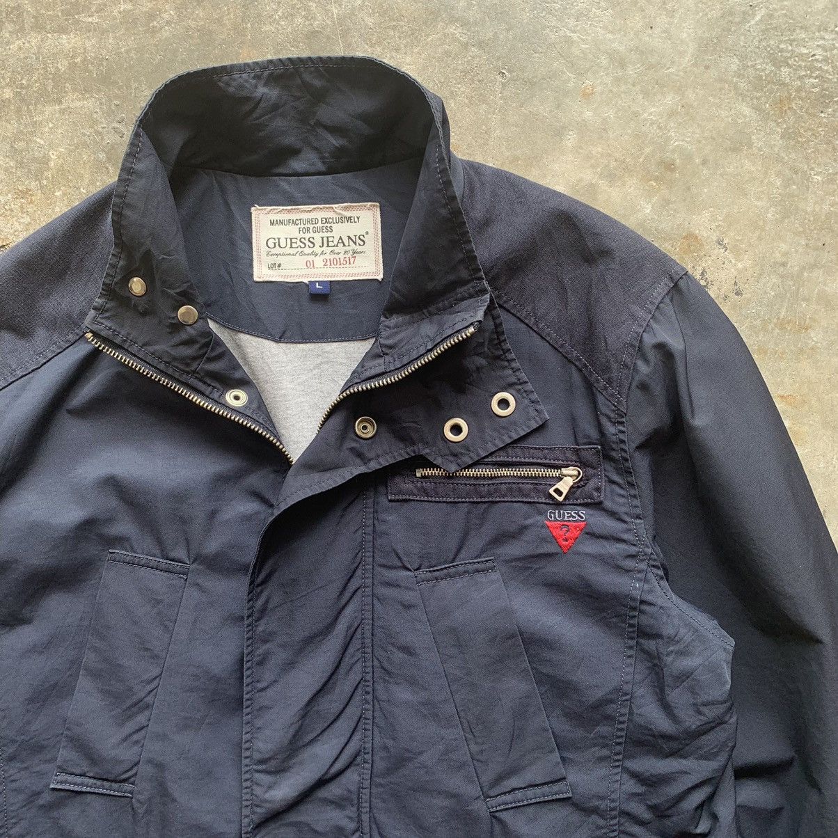 Guess Guess light zipper jacket Size US L / EU 52-54 / 3 - 4 Thumbnail