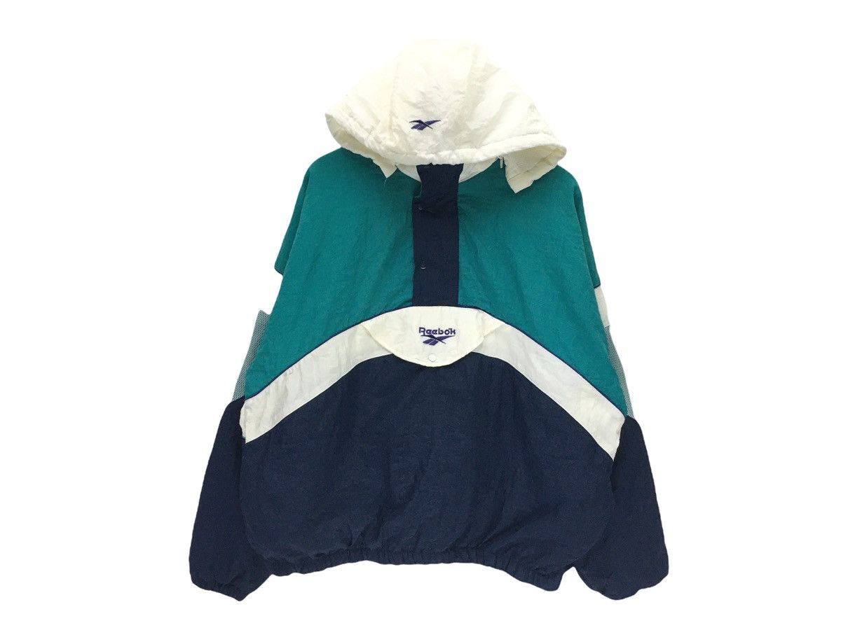 Vintage Reebok Big Logo Hoddie Jacket
