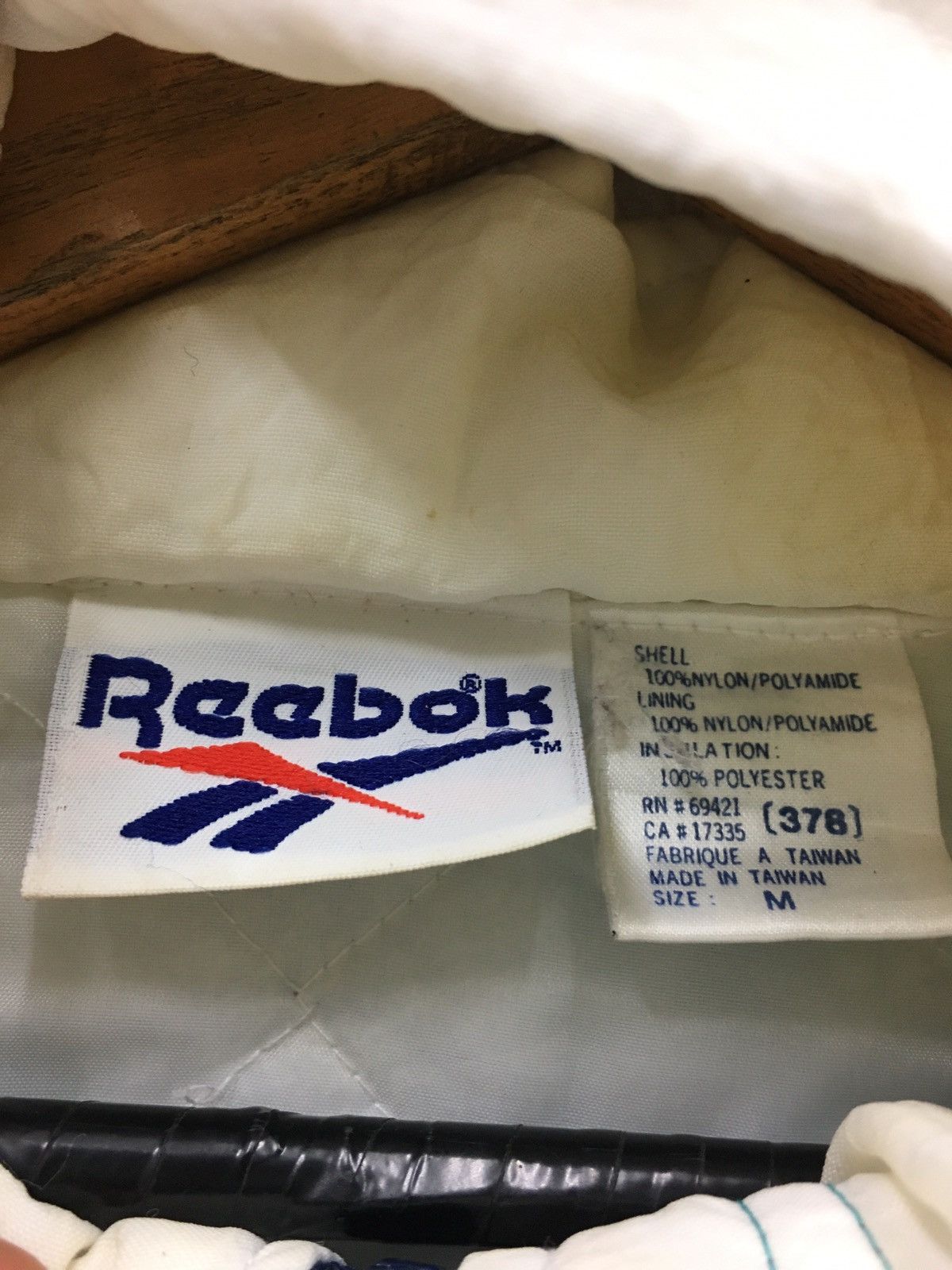 Reebok Vintage Reebok Big Logo Hoddie Jacket Size US L / EU 52-54 / 3 - 7 Thumbnail