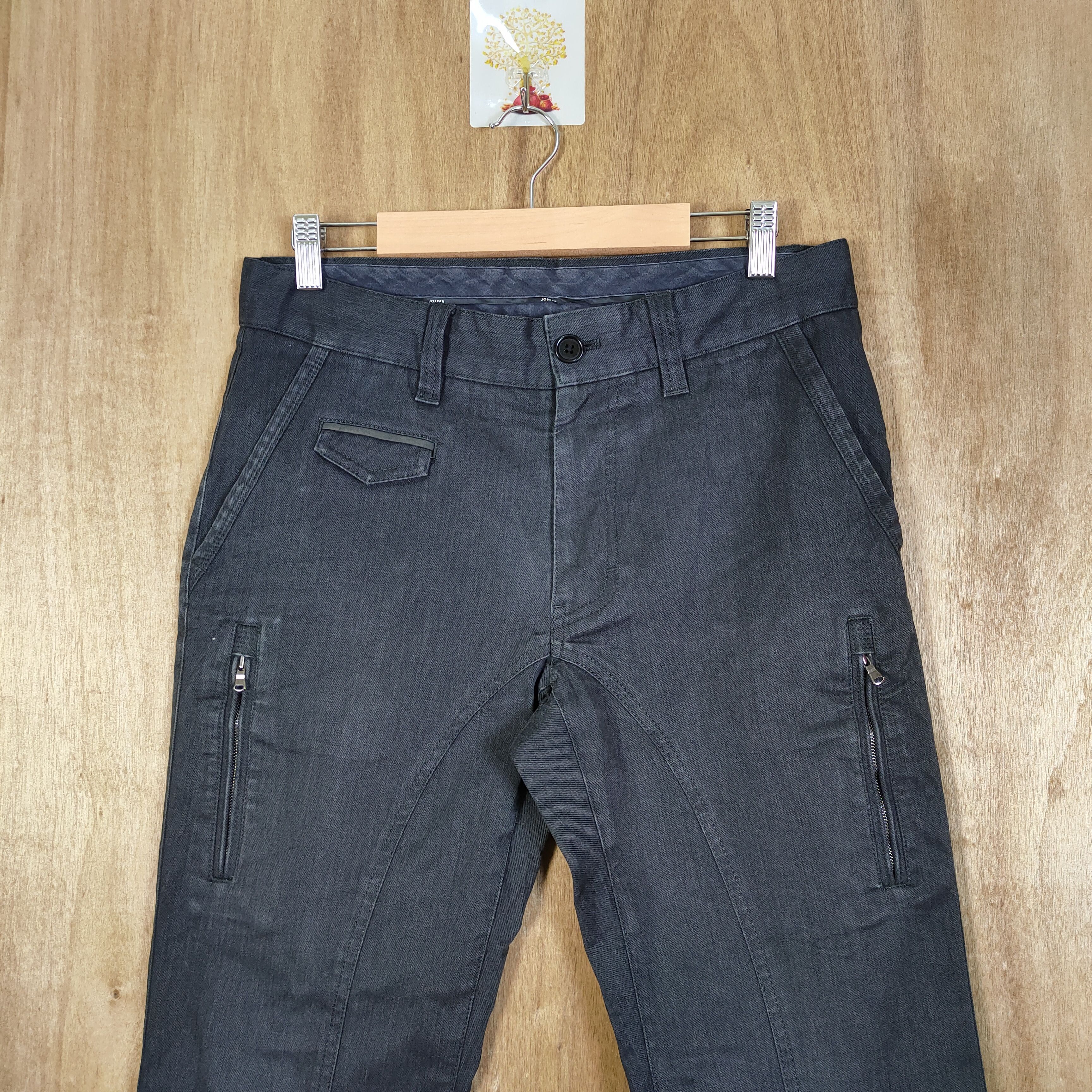 JOSEPH HOMME × Japanese Brand JOSEPH HOMME BLACK CARGO PANTS MULTIPOCKET TACTICAL Size US 30 / EU 46 - 3 Thumbnail