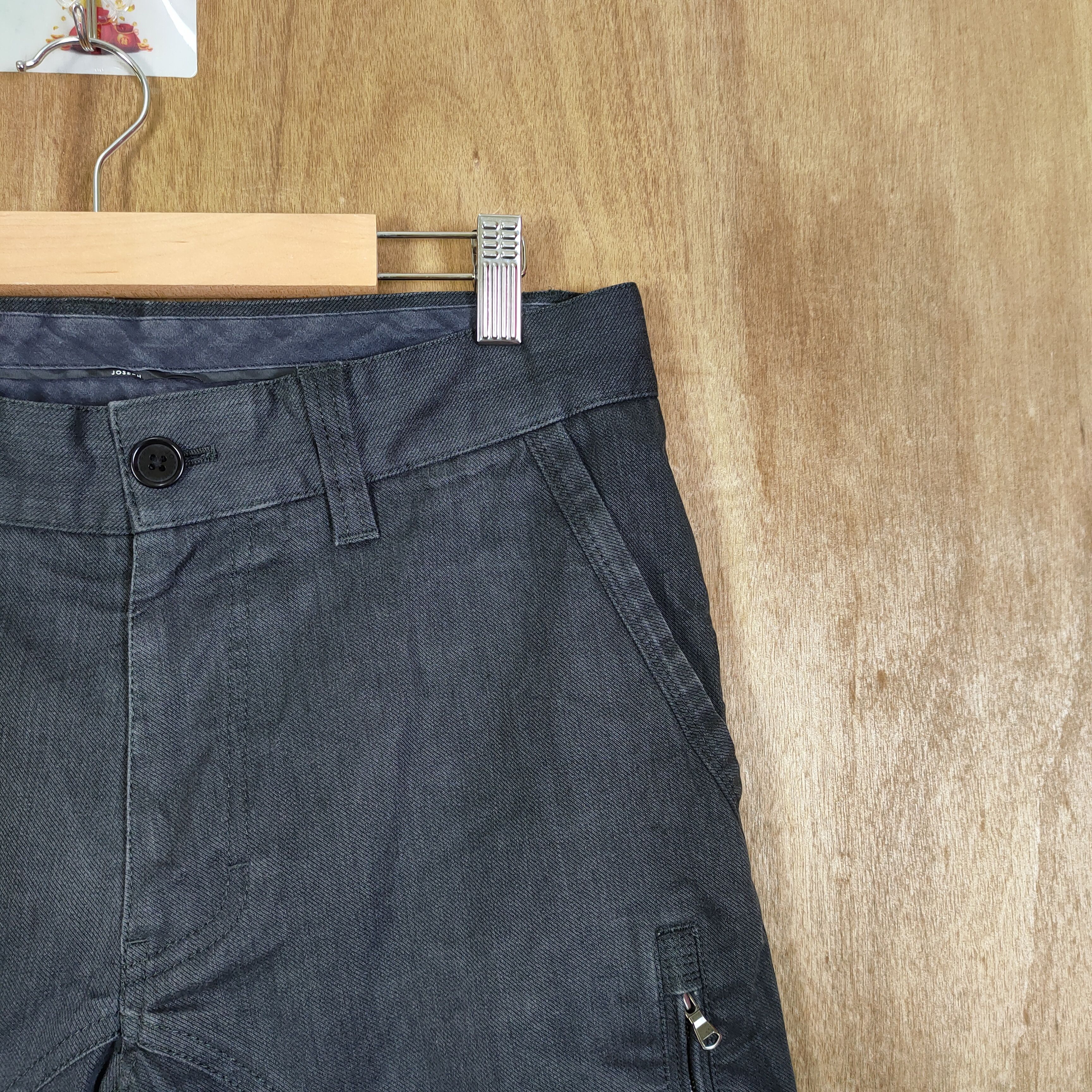 JOSEPH HOMME × Japanese Brand JOSEPH HOMME BLACK CARGO PANTS MULTIPOCKET TACTICAL Size US 30 / EU 46 - 6 Thumbnail