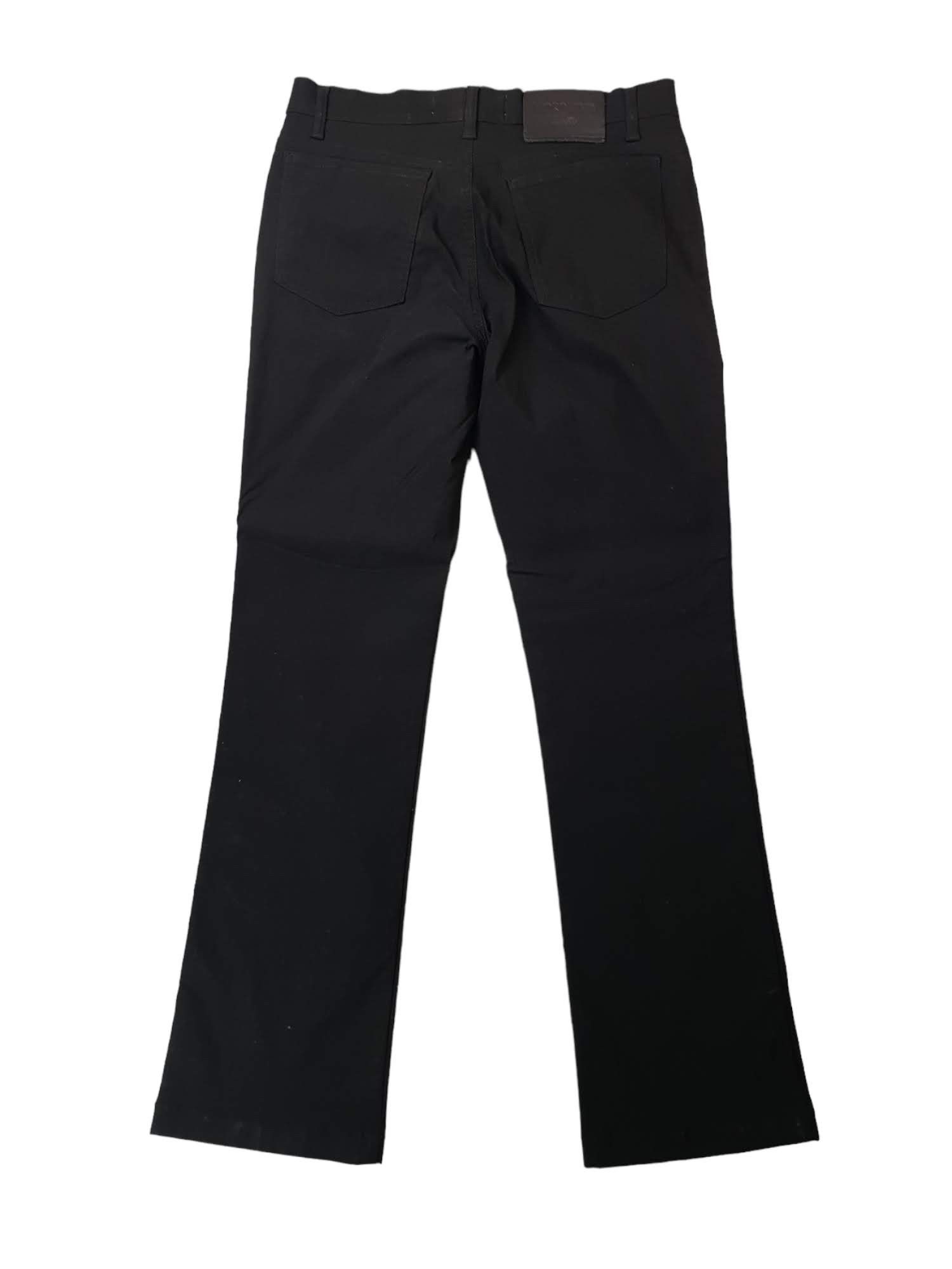 Moschino Moschino Jeans Black Viscose Bootcut Pants Size 30 Size 30" / US 8 / IT 44 - 2 Thumbnail