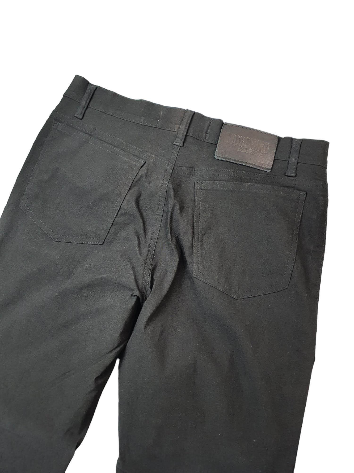 Moschino Moschino Jeans Black Viscose Bootcut Pants Size 30 Size 30" / US 8 / IT 44 - 4 Thumbnail