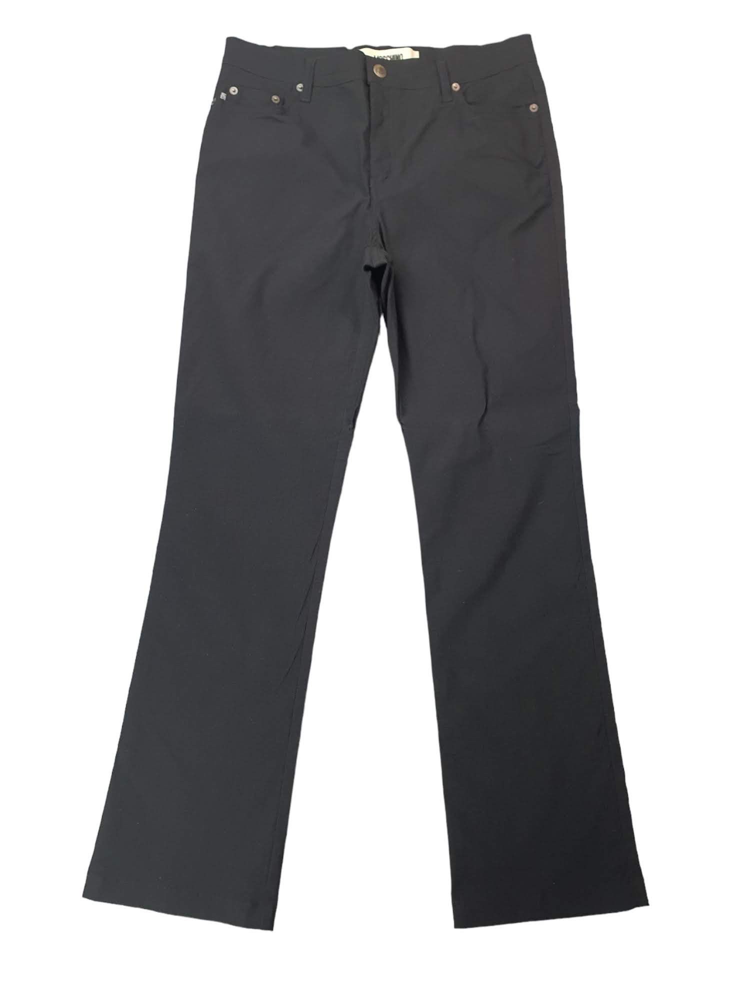 Moschino Moschino Jeans Black Viscose Bootcut Pants Size 30 Size 30" / US 8 / IT 44 - 1 Thumbnail