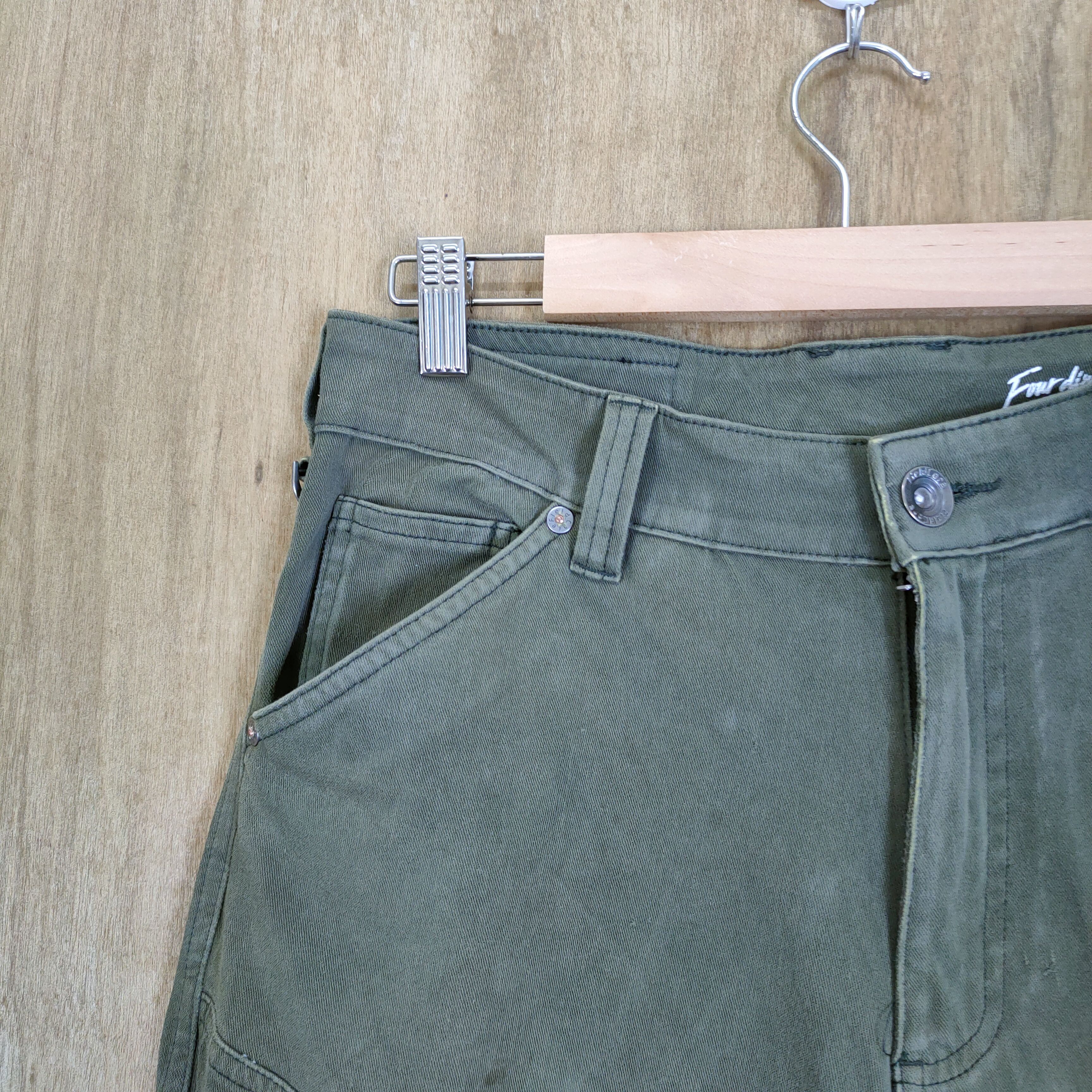Japanese Brand VINTAGE JAPANESE BRAND FADED CARGO PANTS Size US 30 / EU 46 - 5 Thumbnail