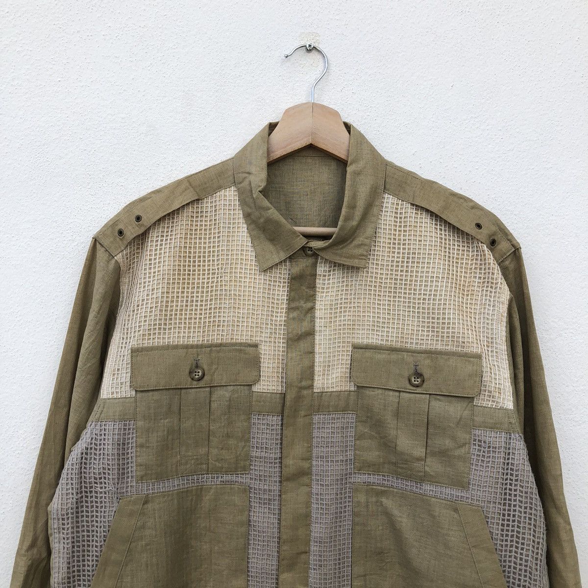 Japanese Brand RAPIDA COLLECTIONS PATCH WORK JACKET INSPIRED BY KAPITAL Size US L / EU 52-54 / 3 - 4 Thumbnail