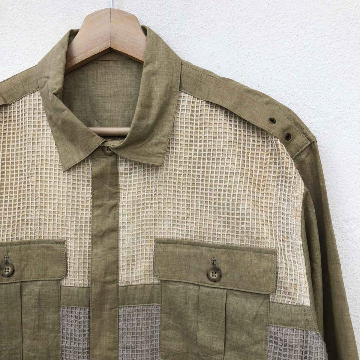 Japanese Brand RAPIDA COLLECTIONS PATCH WORK JACKET INSPIRED BY KAPITAL Size US L / EU 52-54 / 3 - 7 Thumbnail