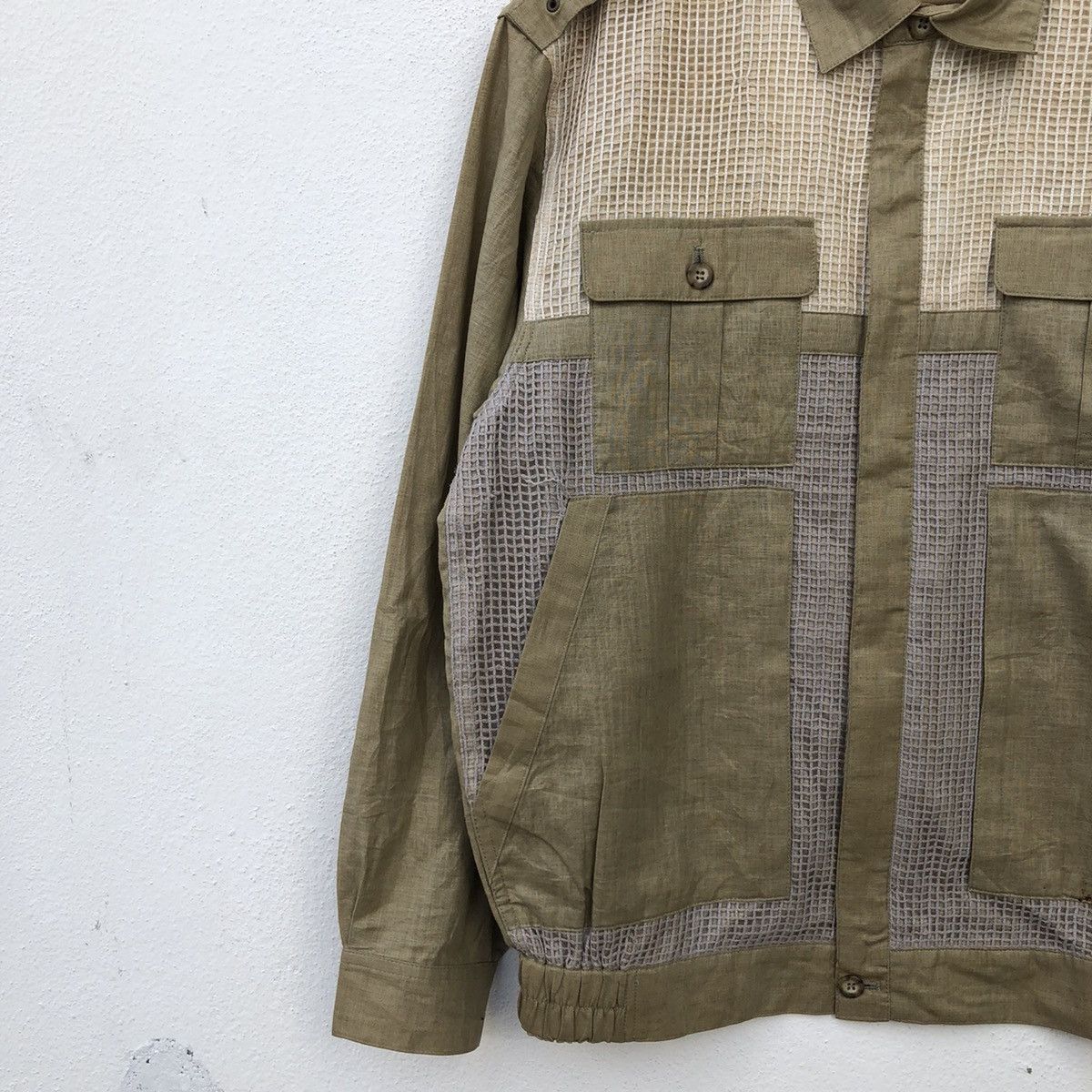 Japanese Brand RAPIDA COLLECTIONS PATCH WORK JACKET INSPIRED BY KAPITAL Size US L / EU 52-54 / 3 - 5 Thumbnail