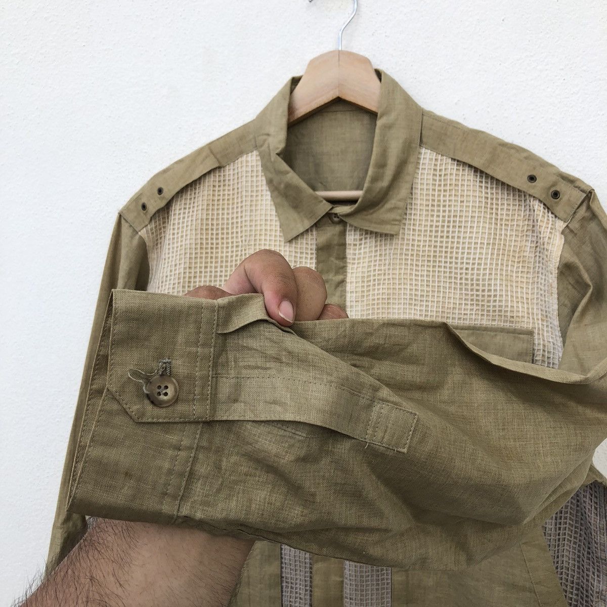 Japanese Brand RAPIDA COLLECTIONS PATCH WORK JACKET INSPIRED BY KAPITAL Size US L / EU 52-54 / 3 - 9 Thumbnail