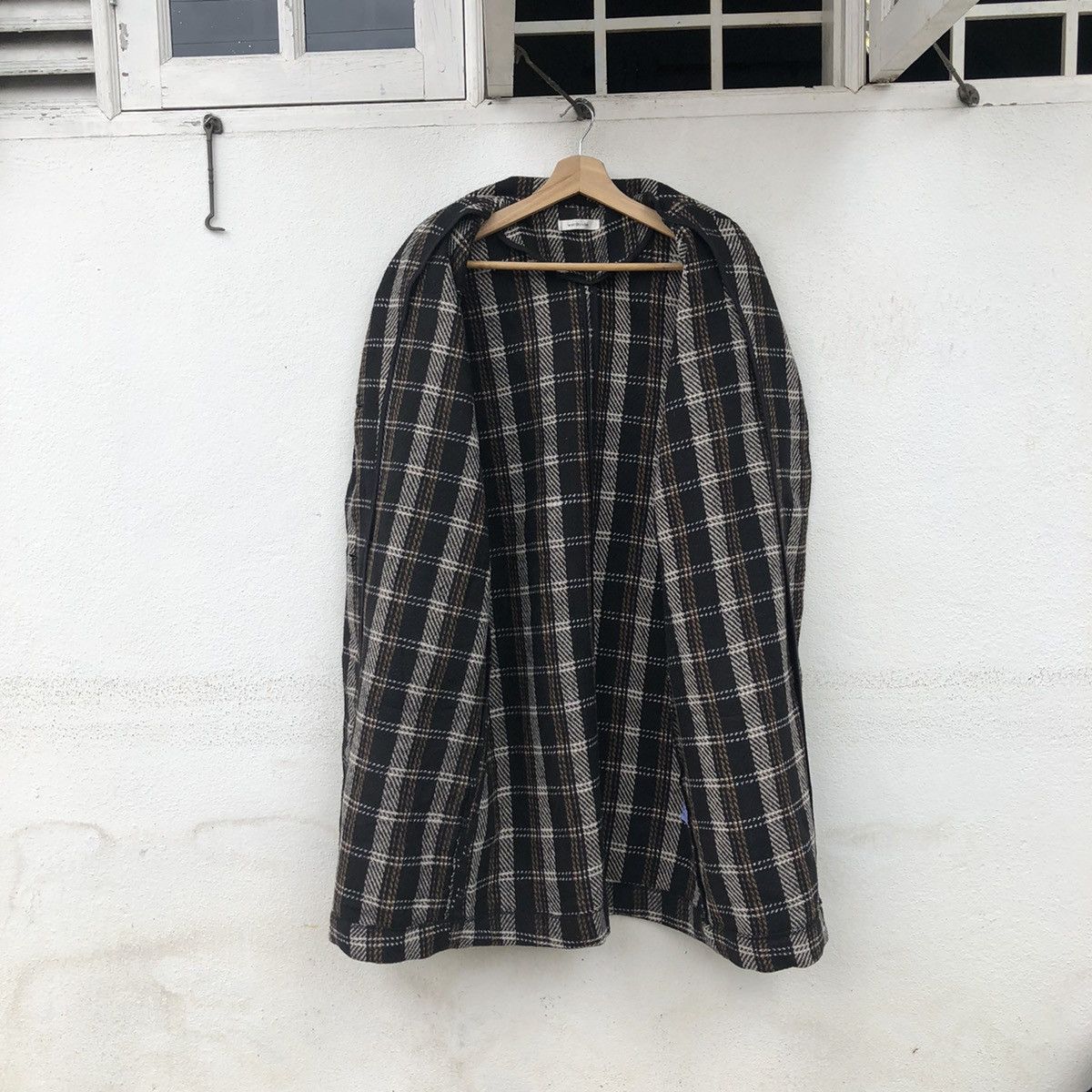 Japanese Brand PATCHWORK DESIGN LONG JACKET JAPANESE BRAND Size US M / EU 48-50 / 2 - 9 Thumbnail