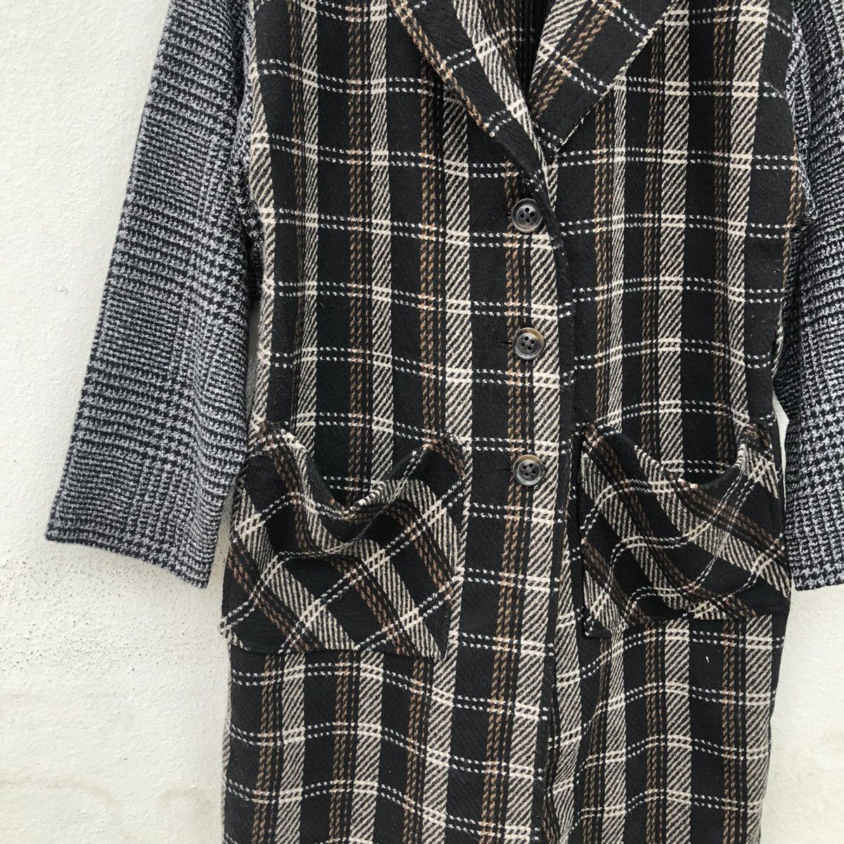 Japanese Brand PATCHWORK DESIGN LONG JACKET JAPANESE BRAND Size US M / EU 48-50 / 2 - 6 Thumbnail