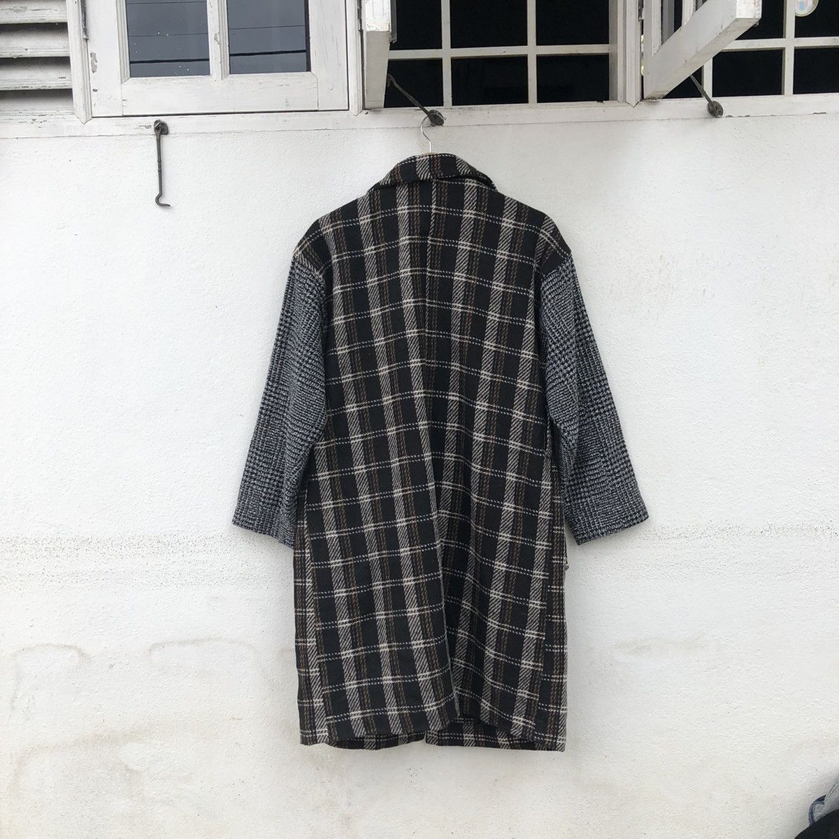 Japanese Brand PATCHWORK DESIGN LONG JACKET JAPANESE BRAND Size US M / EU 48-50 / 2 - 8 Thumbnail