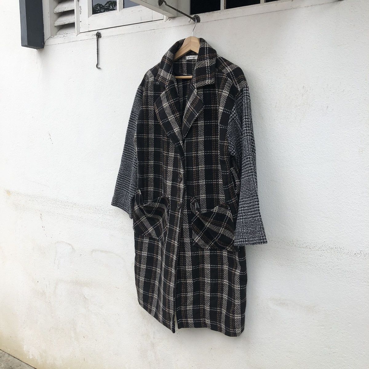 Japanese Brand PATCHWORK DESIGN LONG JACKET JAPANESE BRAND Size US M / EU 48-50 / 2 - 5 Thumbnail